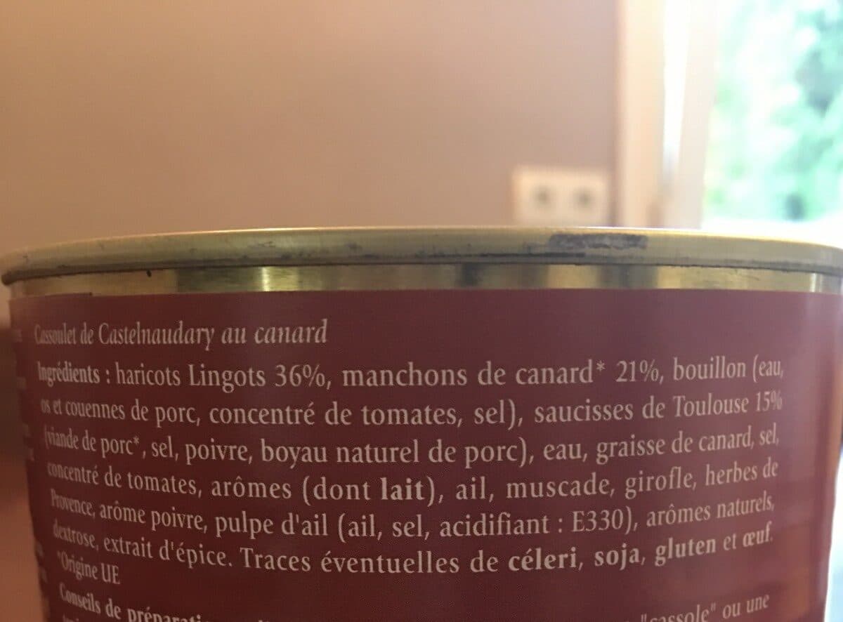 Larnaudie Cassoulet Castelnaudary au Canard packshot