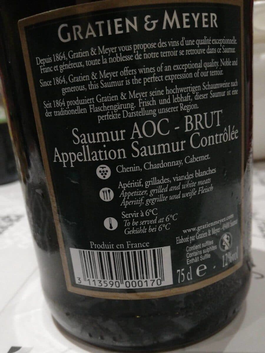 Open Food Facts Saumur AOC, , brut packshot