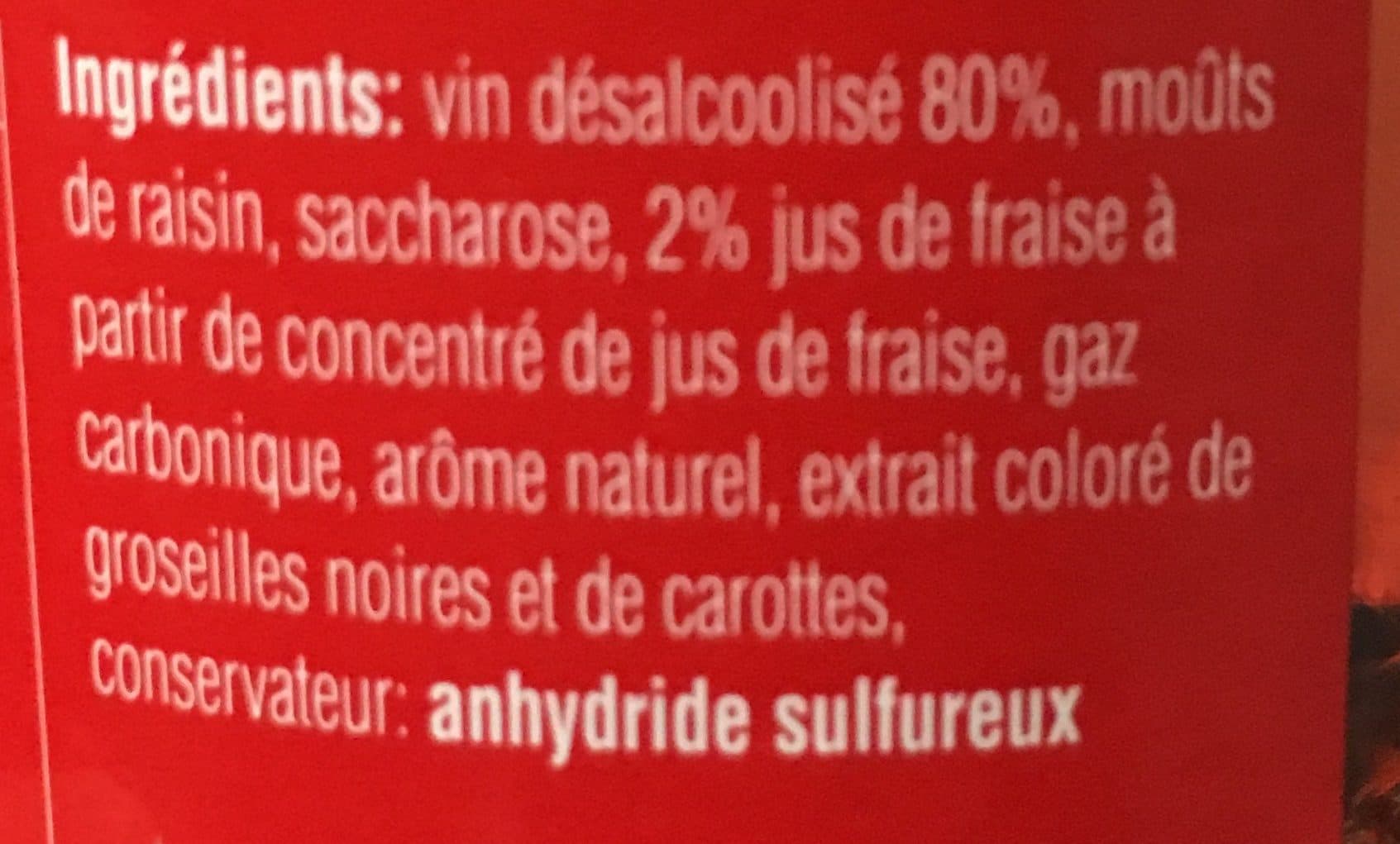 Habeat Gaudia Festillant fraise sans alcool packshot
