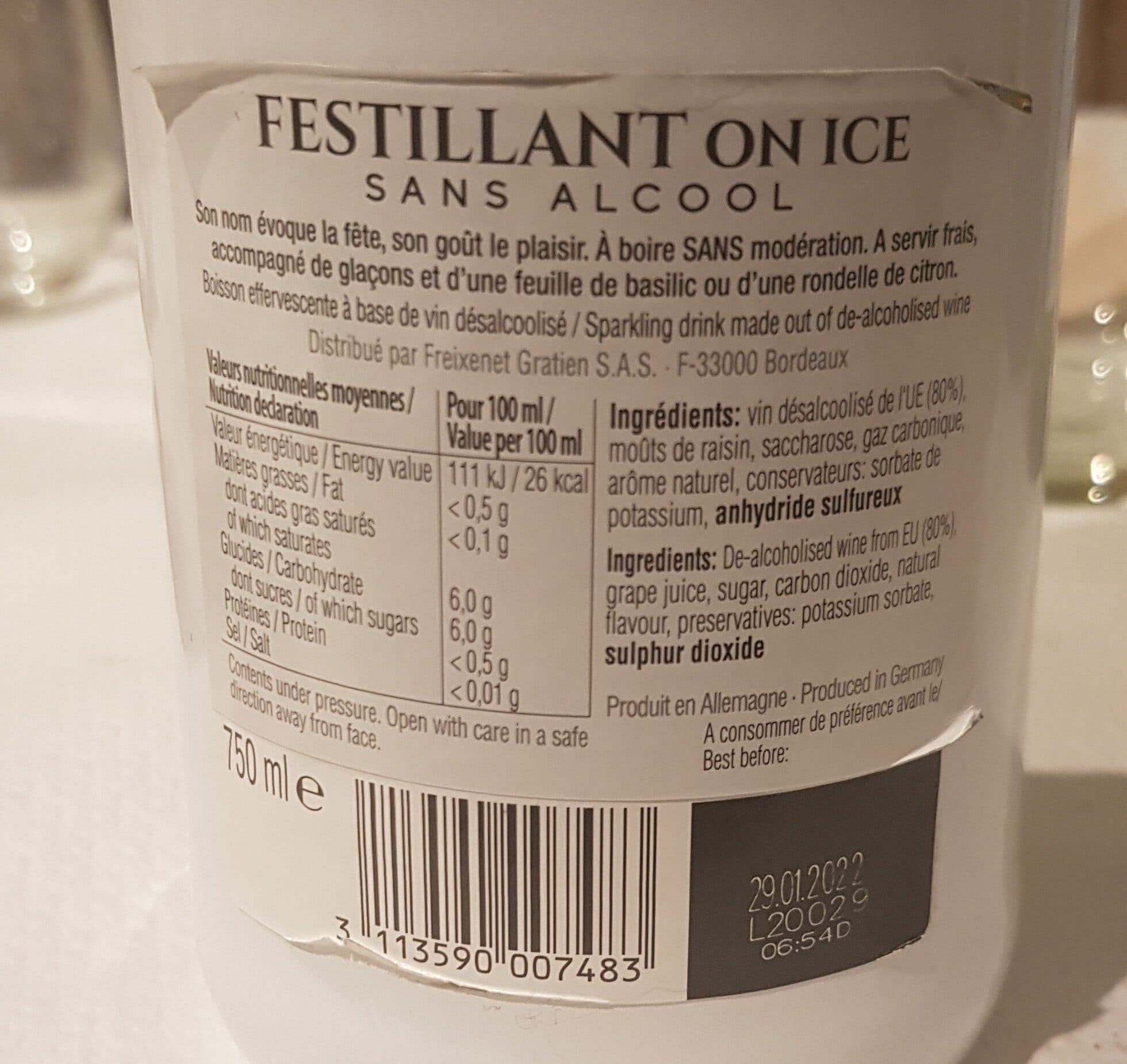 Festillant Festillant one ice packshot