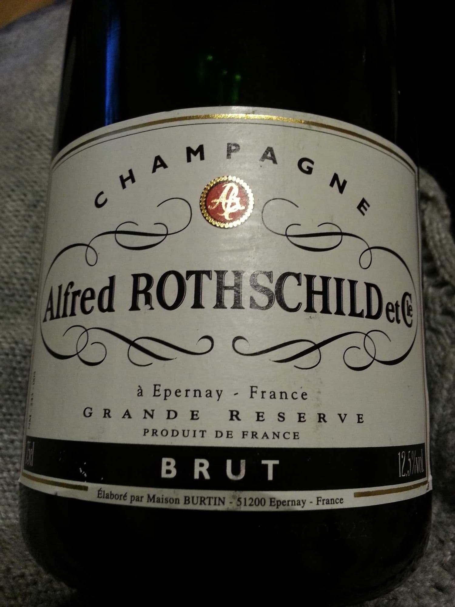 Alfred Rothschild et Cie Champagne Alfred Rothschild et Cie brut packshot