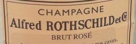 Alfred Rothschild Champagne brut rosé packshot