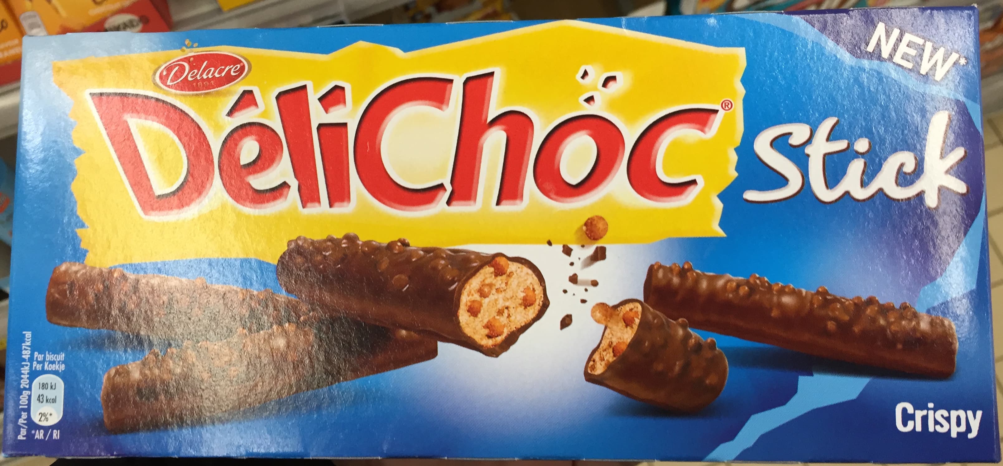 Delacre DéliChoc Stick Crispy packshot