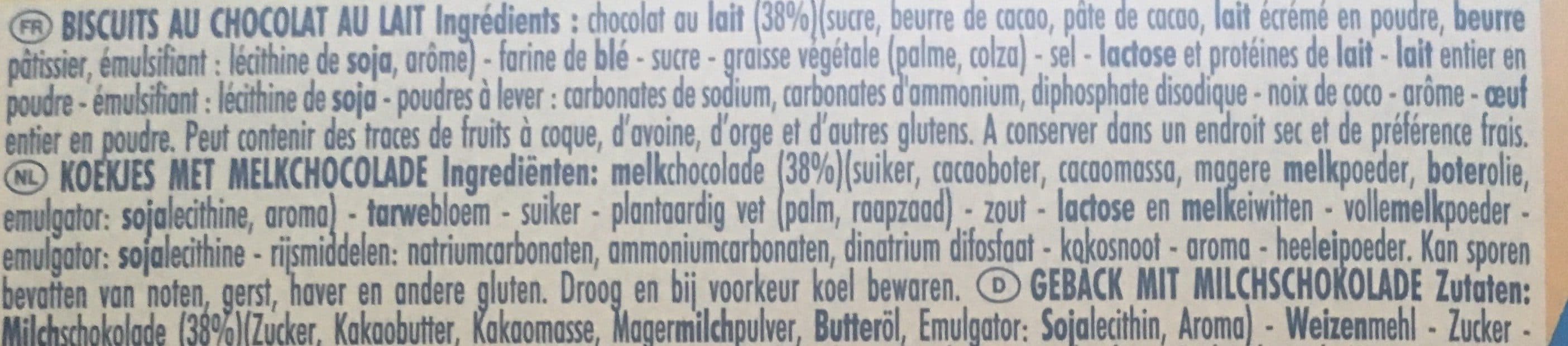 Delacre Biscuits Délichoc Chocolat au lait - 150g packshot