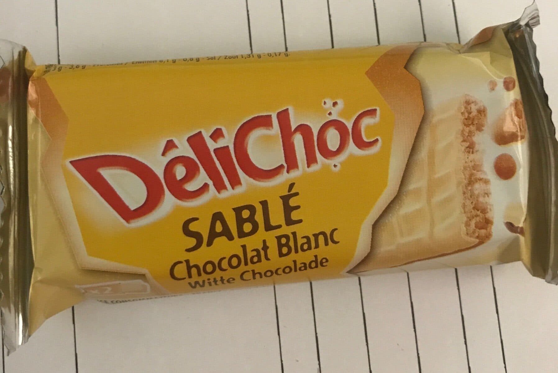 Delacre DéliChoc Sablé Chocolat Blanc packshot