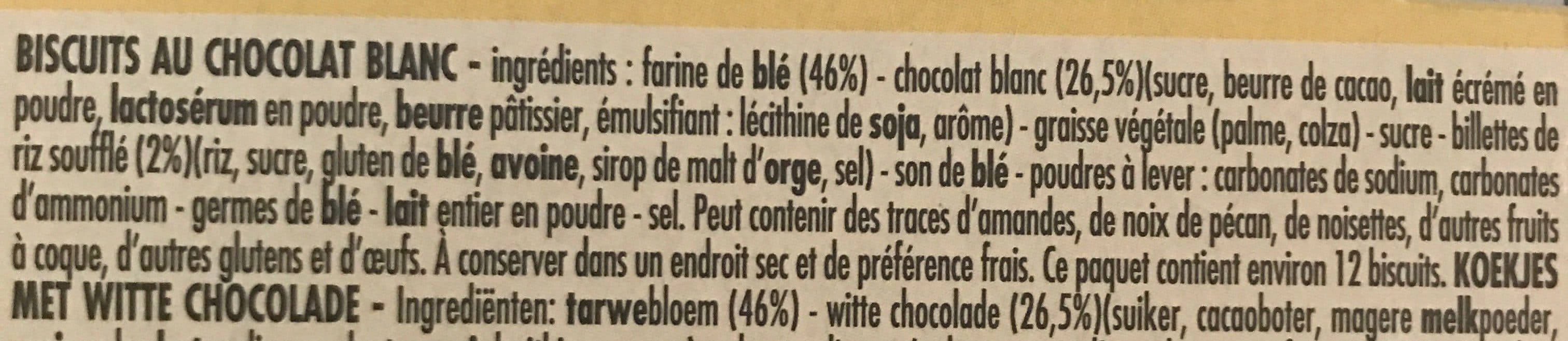 Delacre DéliChoc Sablé Chocolat Blanc packshot