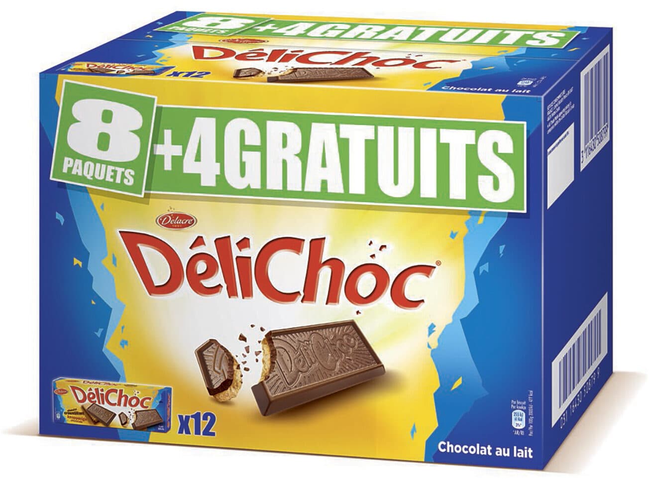 Delacre Biscuits Delacre Delichoc Chocolat lait packshot