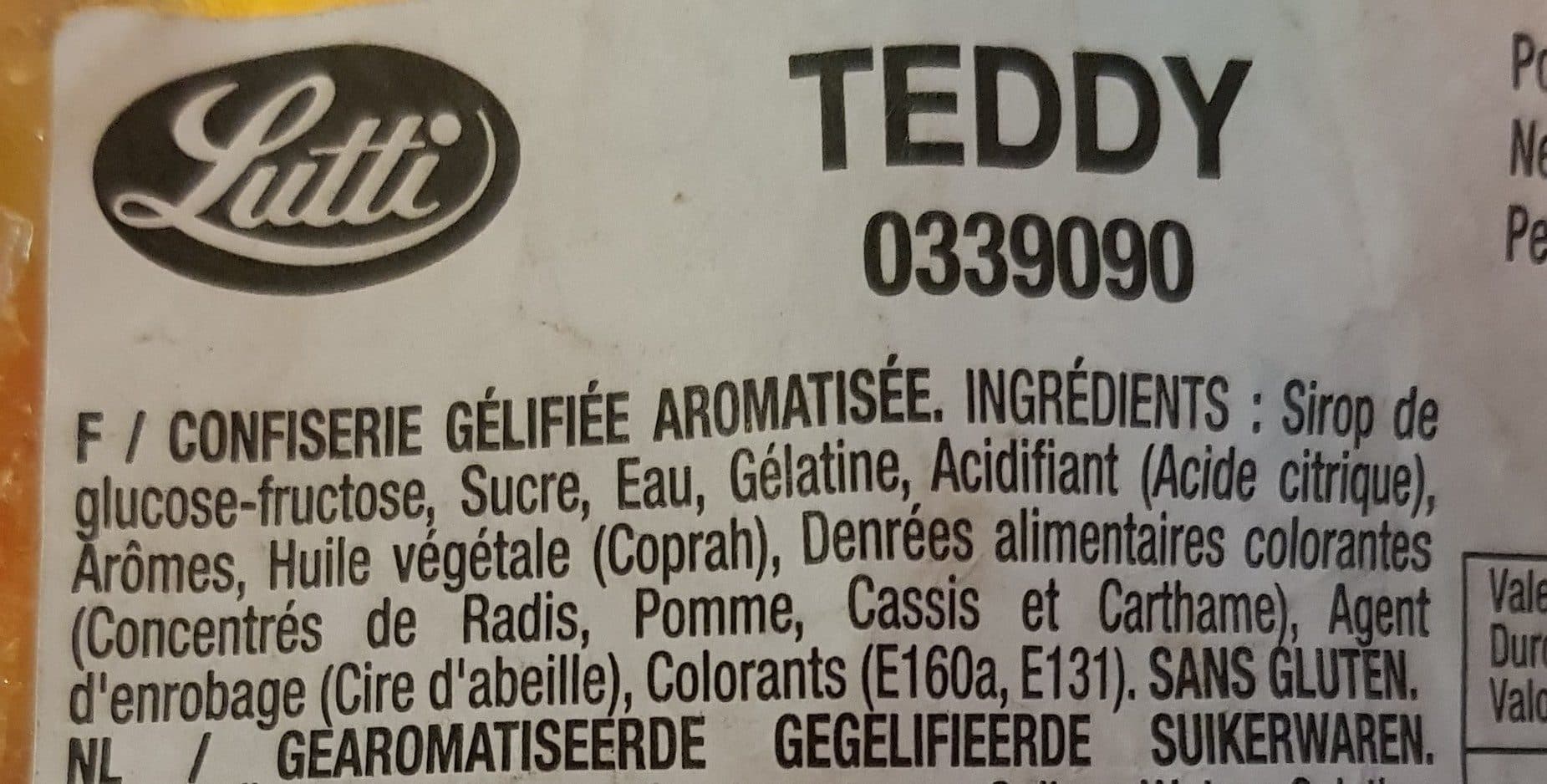 Lutti Teddy packshot
