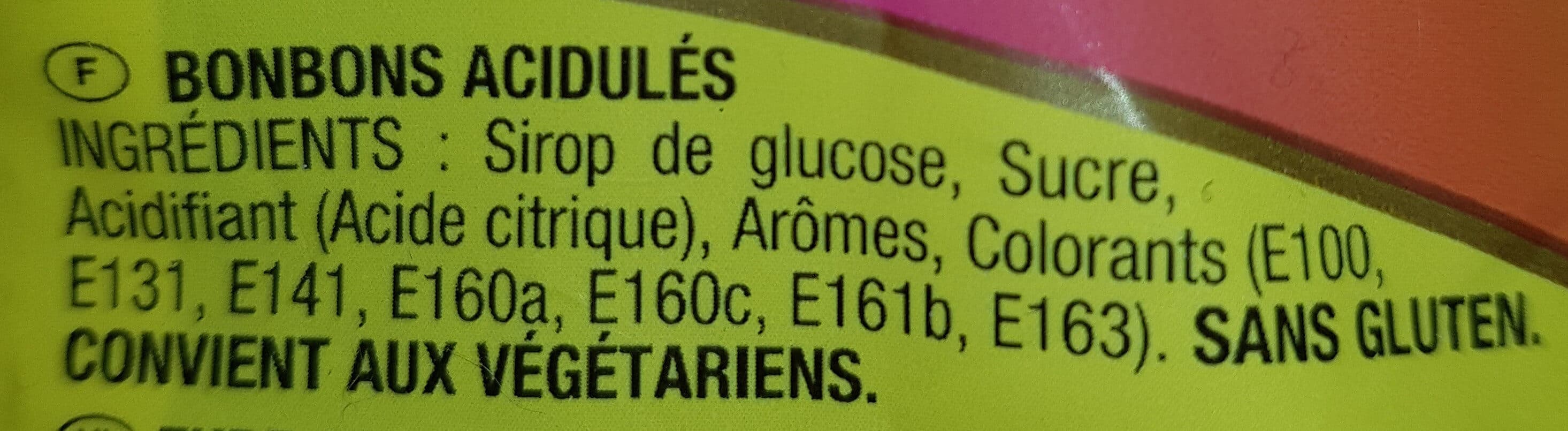 Lutti Arlequin Cocktail - Bonbons acidulés packshot