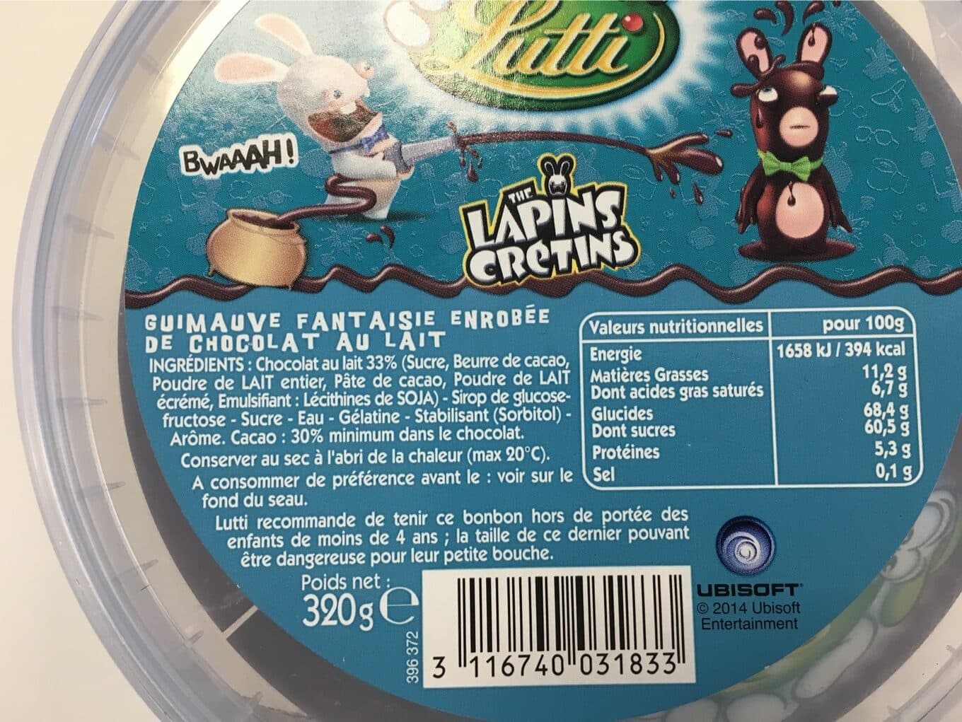 Lutti Guimauves Lapin Crétins packshot
