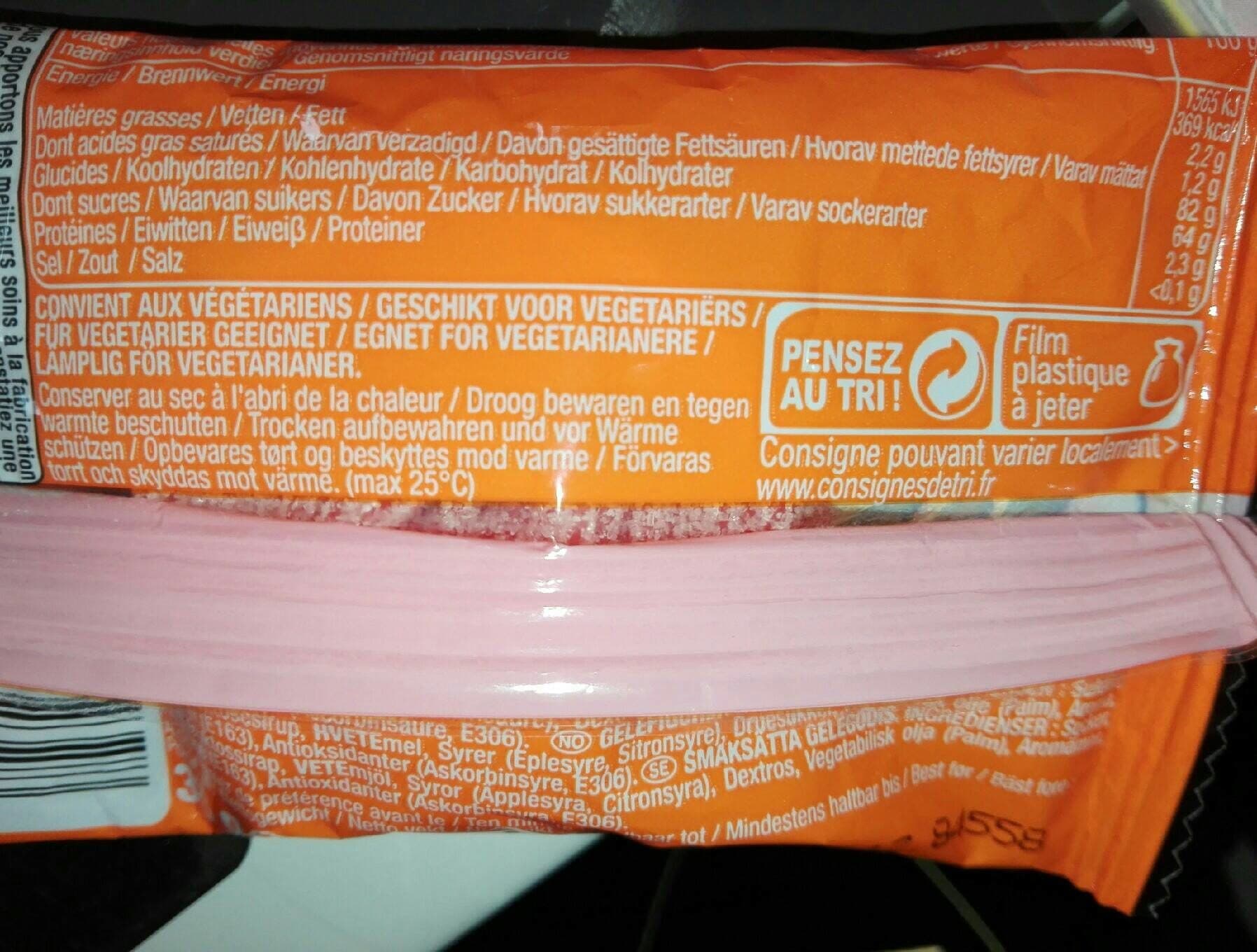 Lutti Long fizz fraise packshot