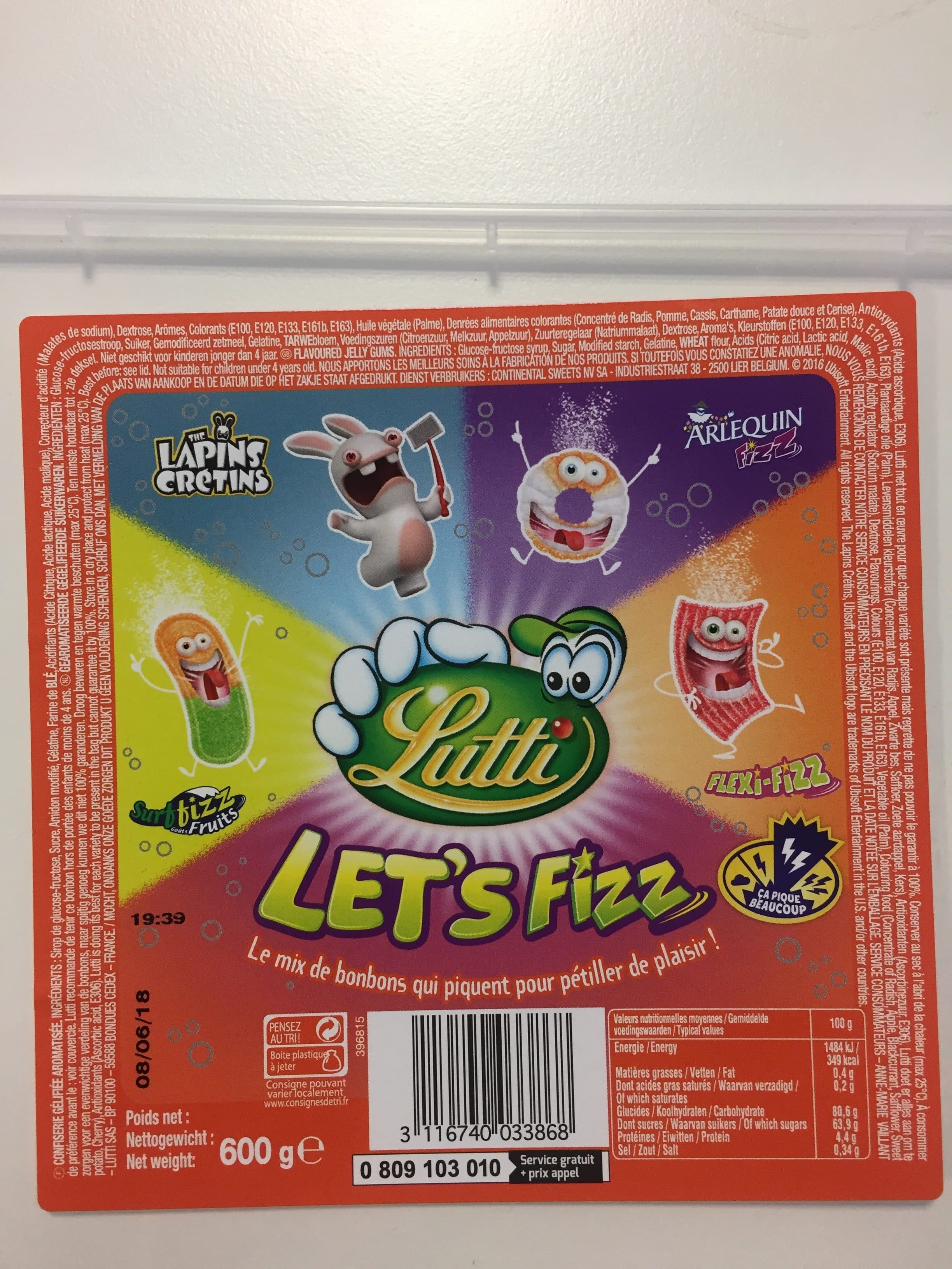 Lutti Let's Fizz packshot