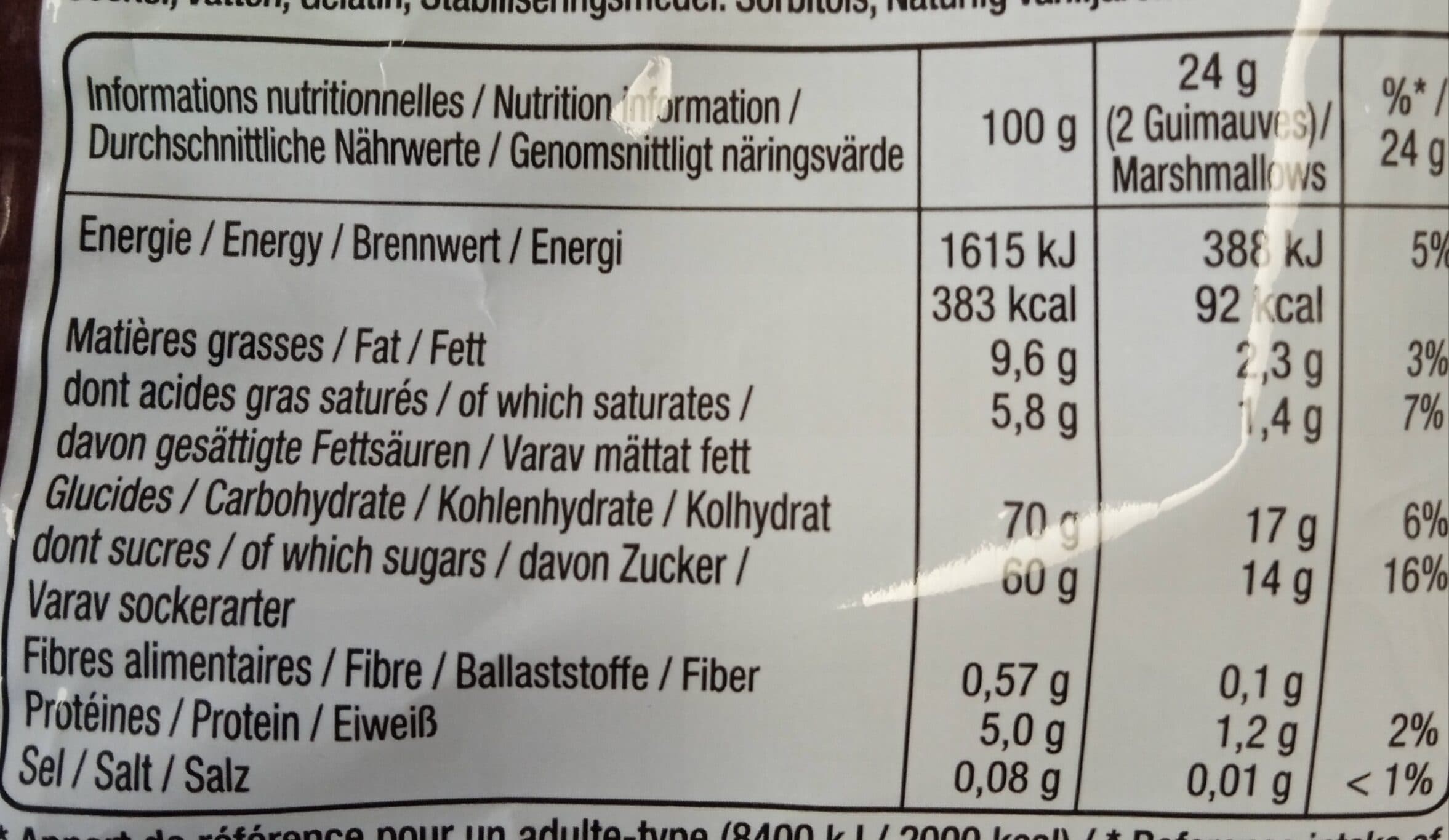 Lutti Lutti guimauve chocolat packshot
