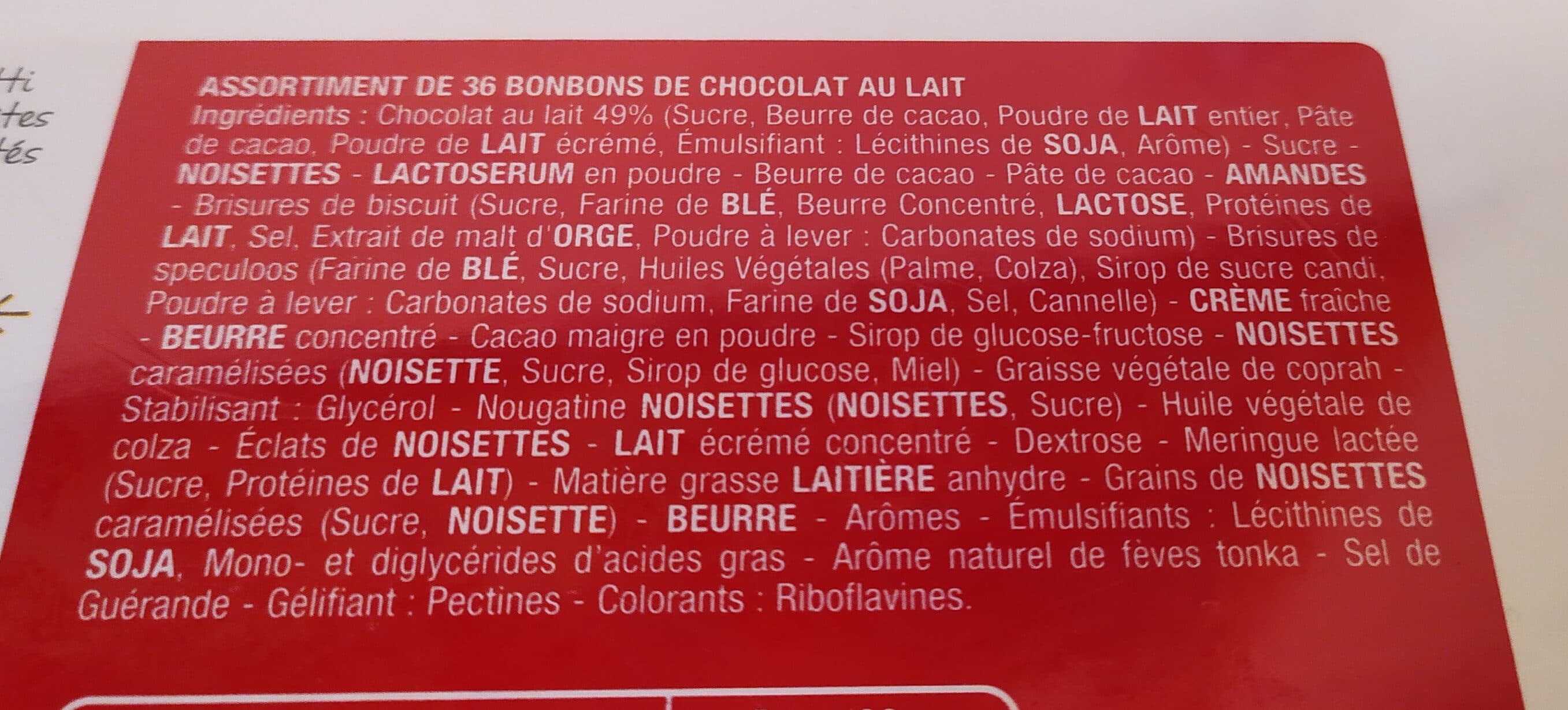 Lutti Spend'or collection lait packshot