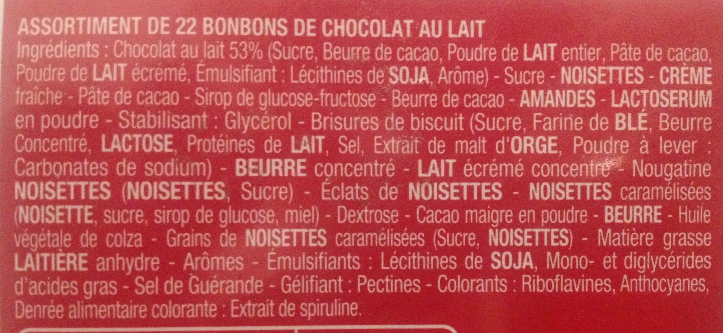 Lutti Splend’or collection Lait packshot