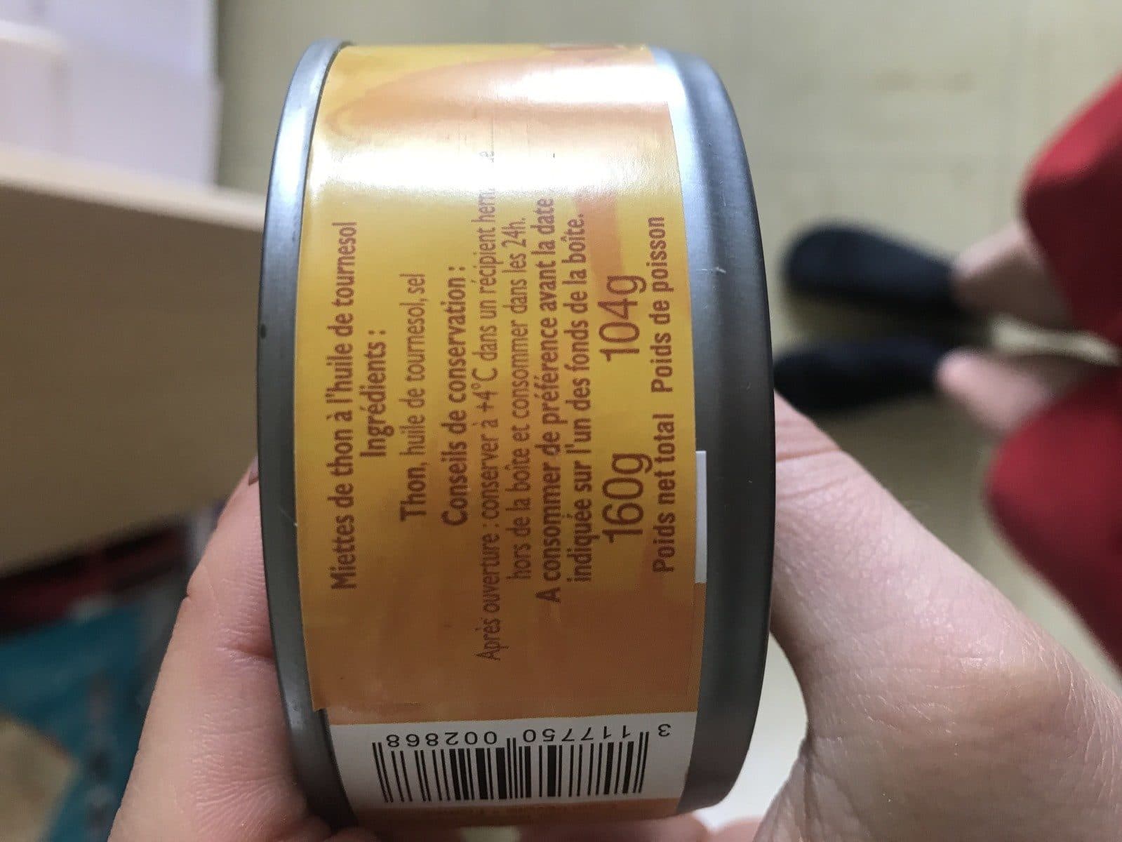 Pompon rouge Miettes de thon à l'huile végétale packshot