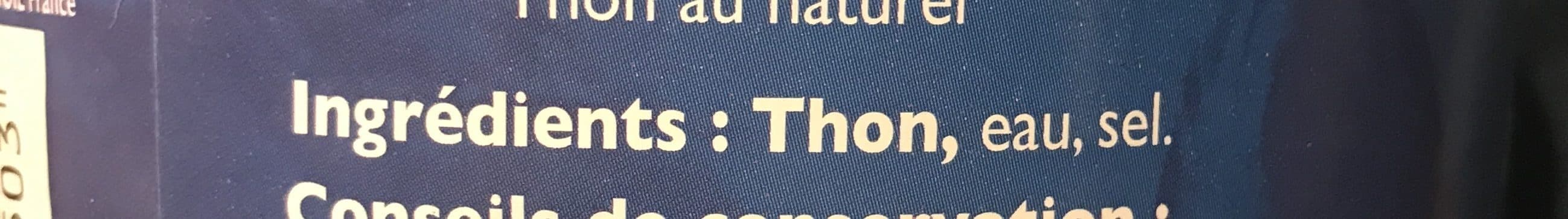Pompon rouge Thon entier naturel packshot