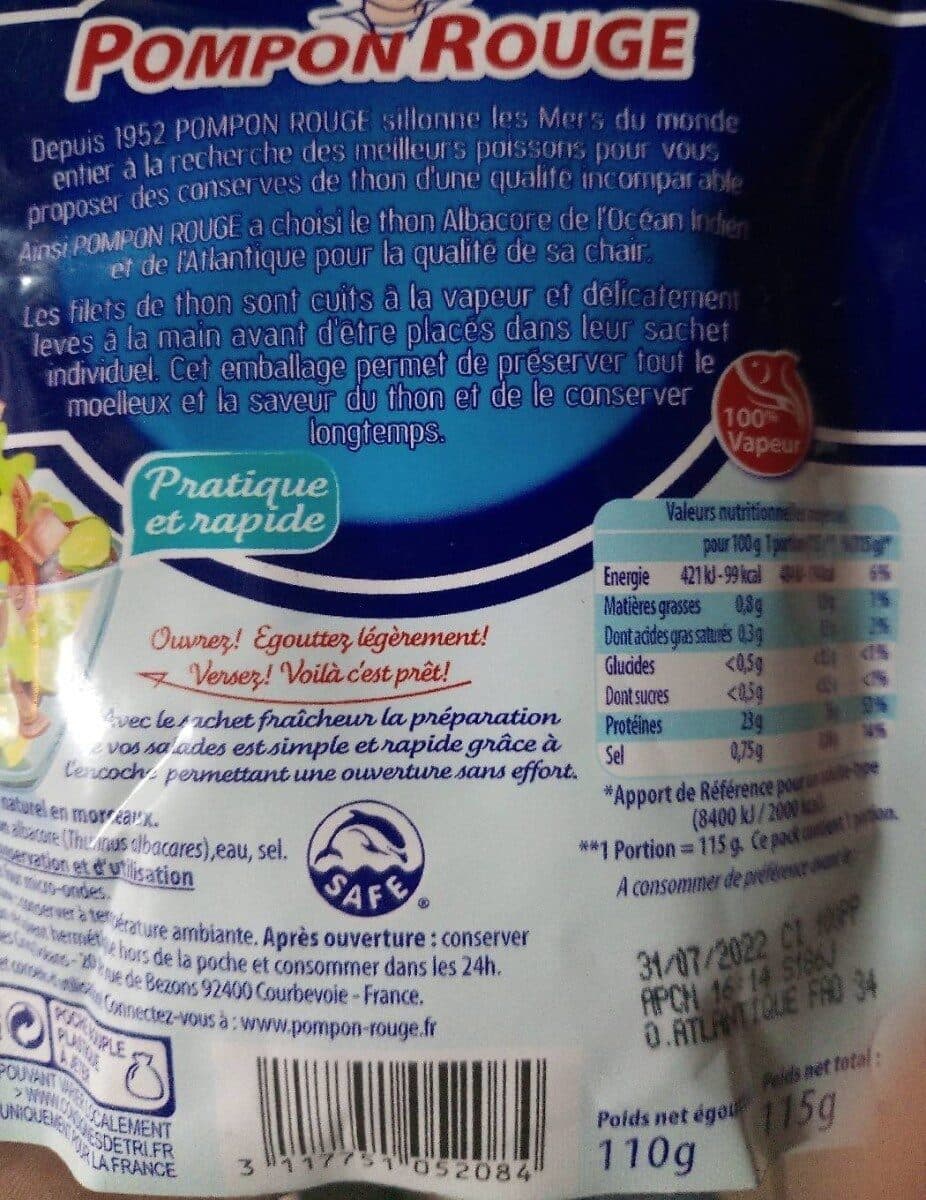 Pompon rouge Thon packshot