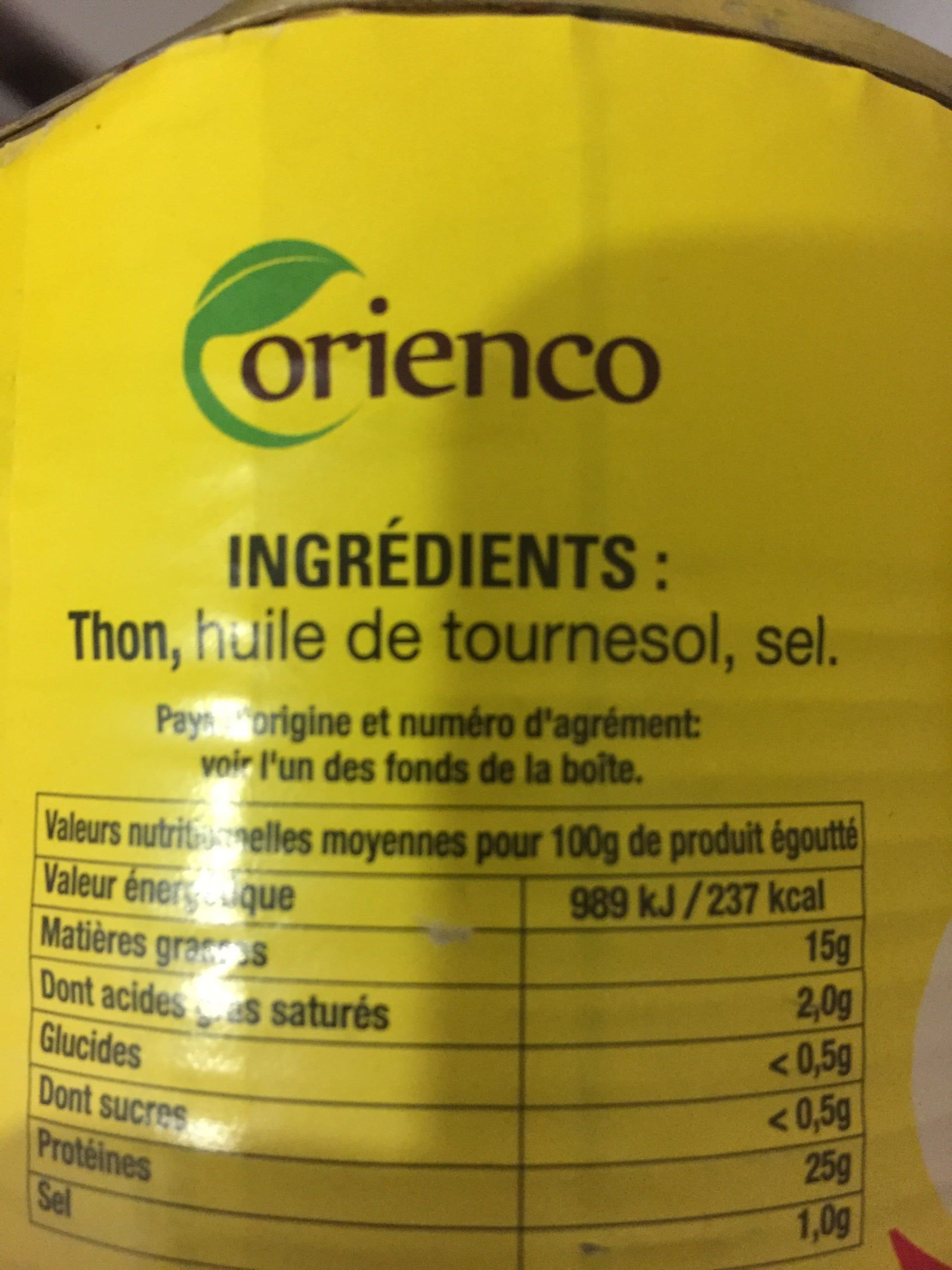 Le Navigateur Thon entier à l'huile de tournesol packshot