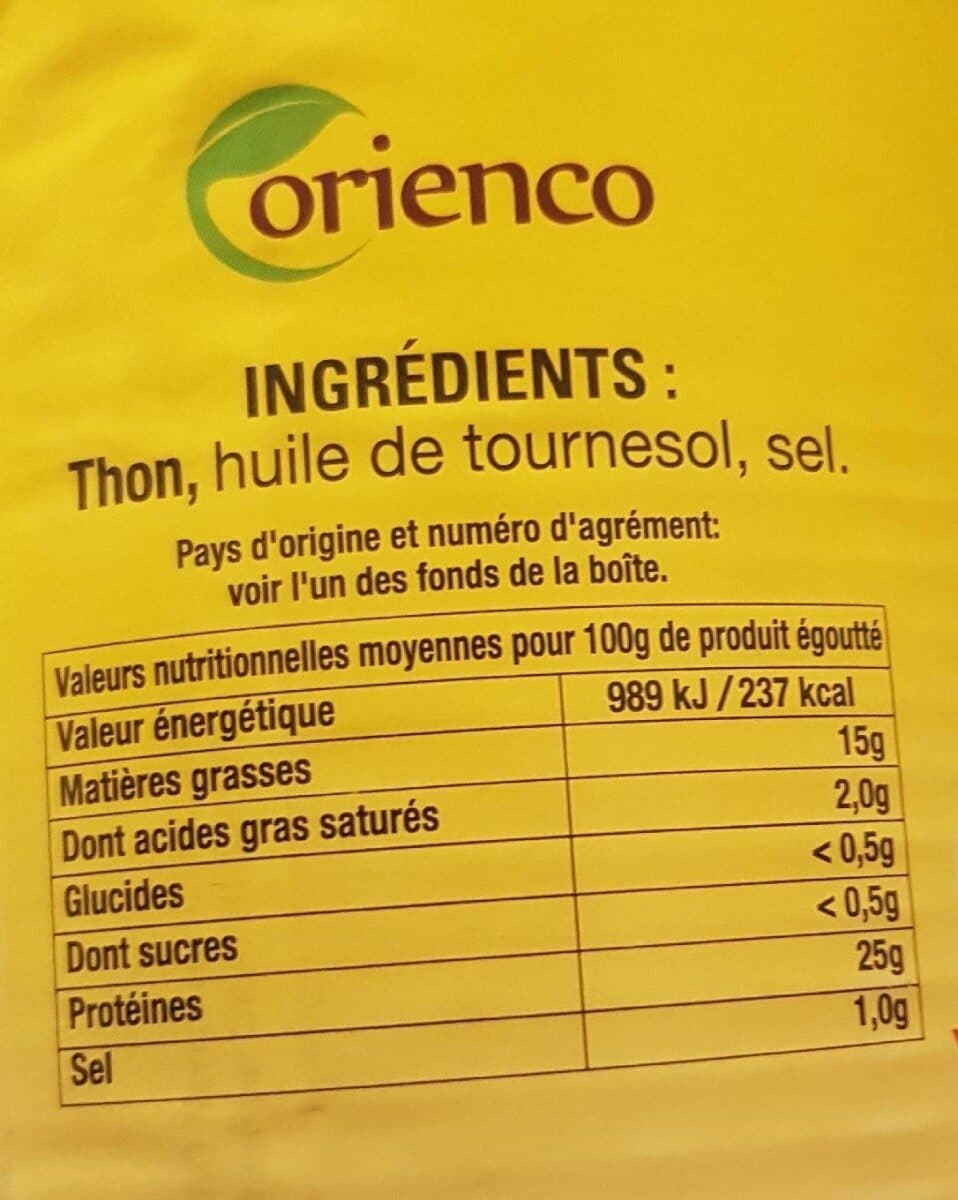 Le Navigateur Thon entier à l'huile de tournesol packshot
