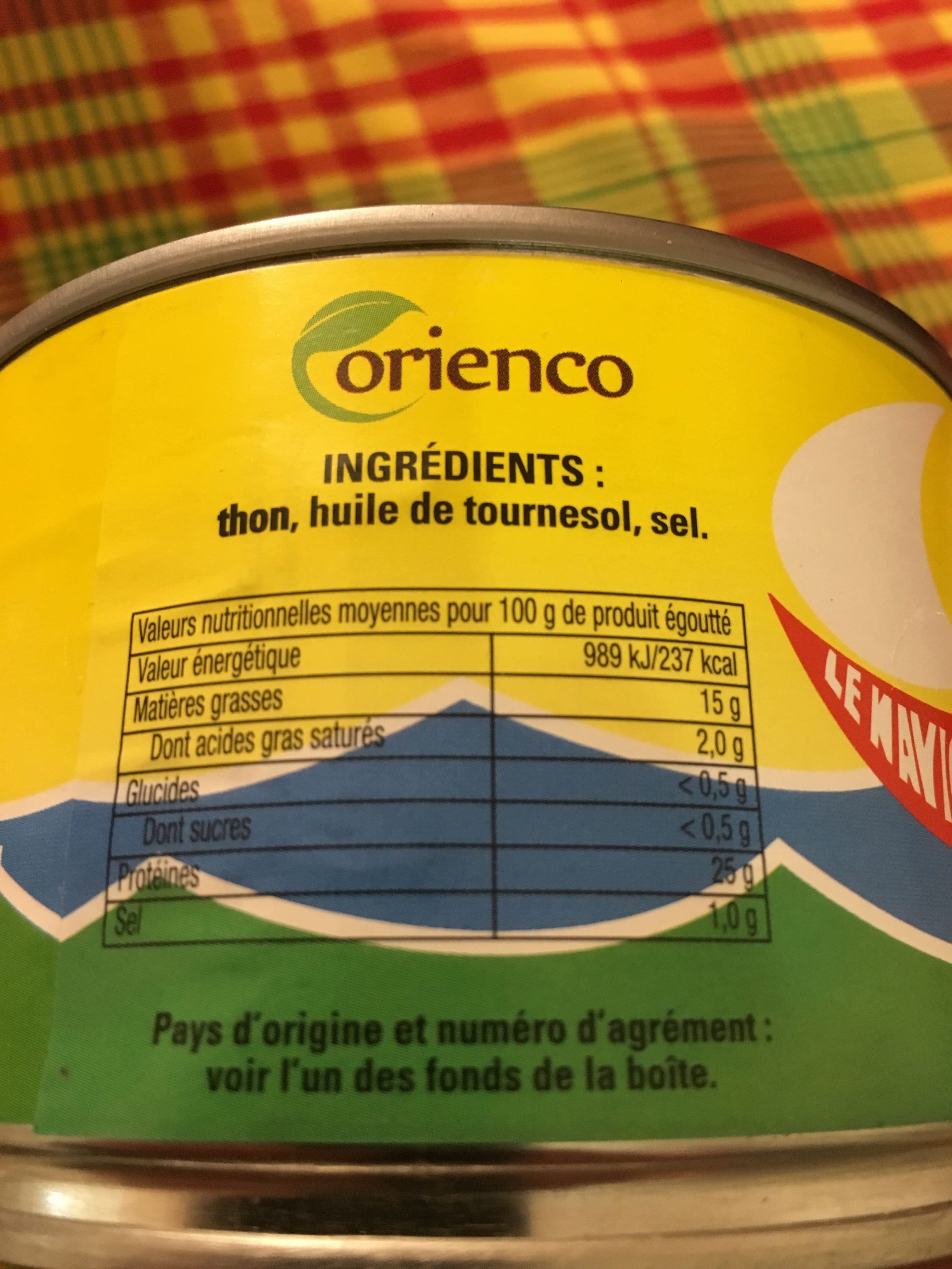 Le Navigateur Thon orianto packshot