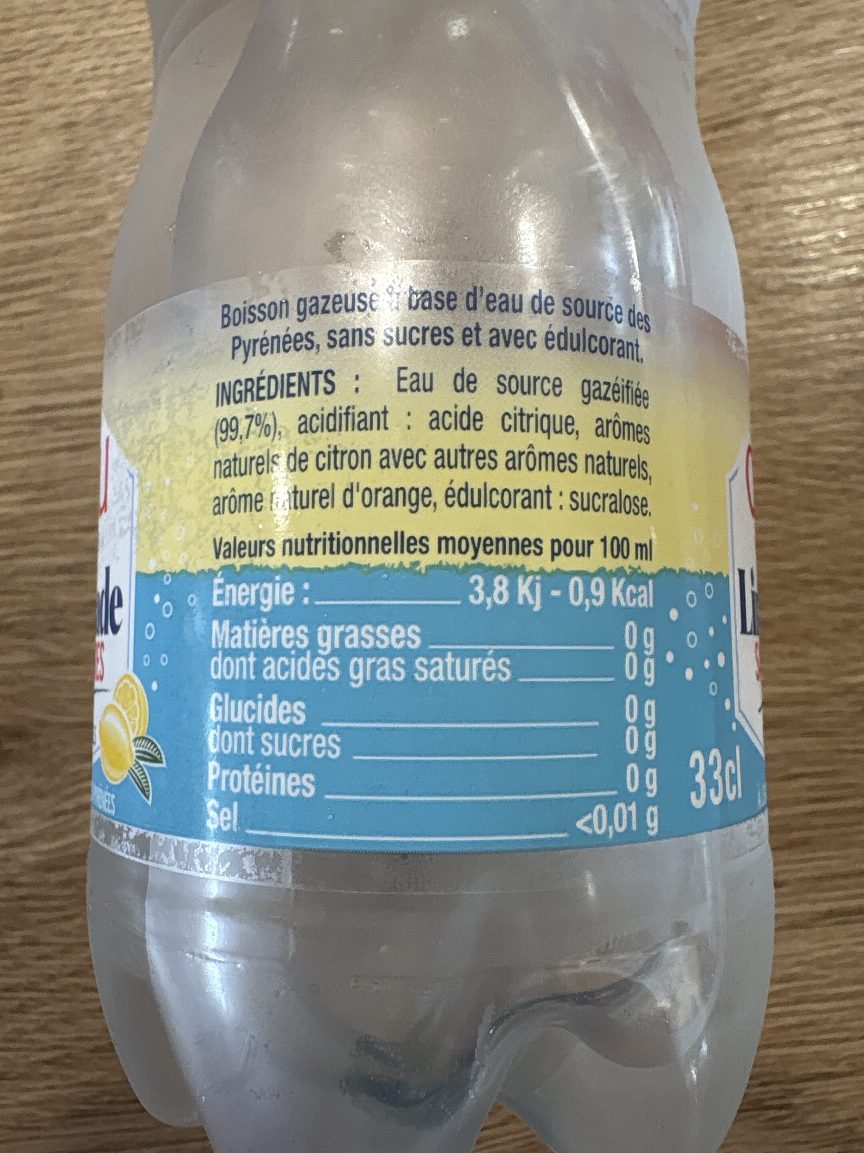 Ogeu Limonade zéro packshot