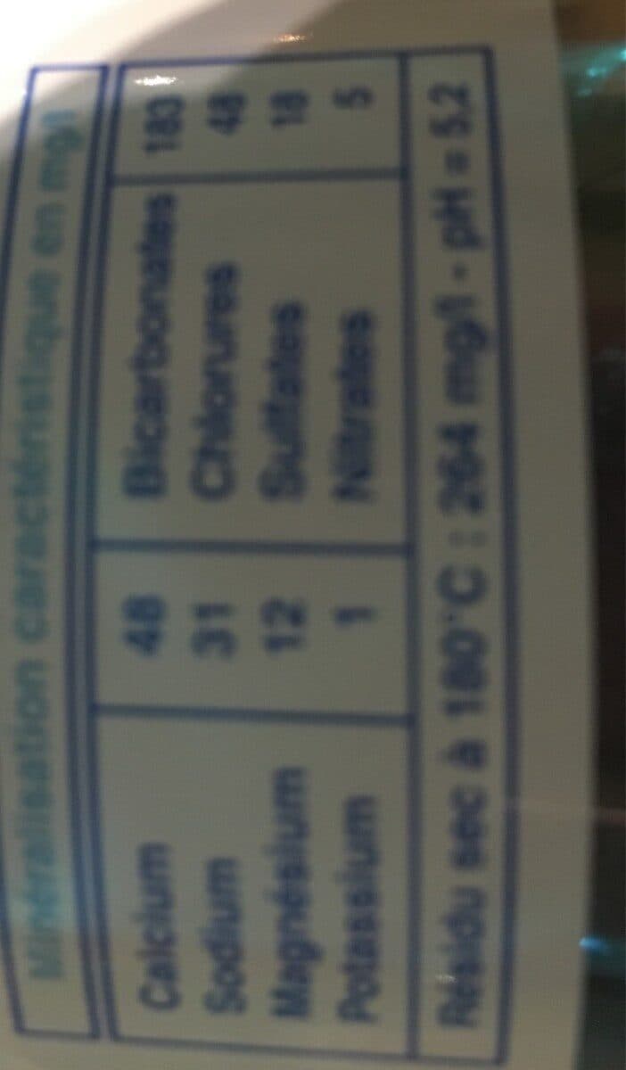 Open Food Facts Eau Minerale Gazeuse Ogeu 6X1.25L packshot