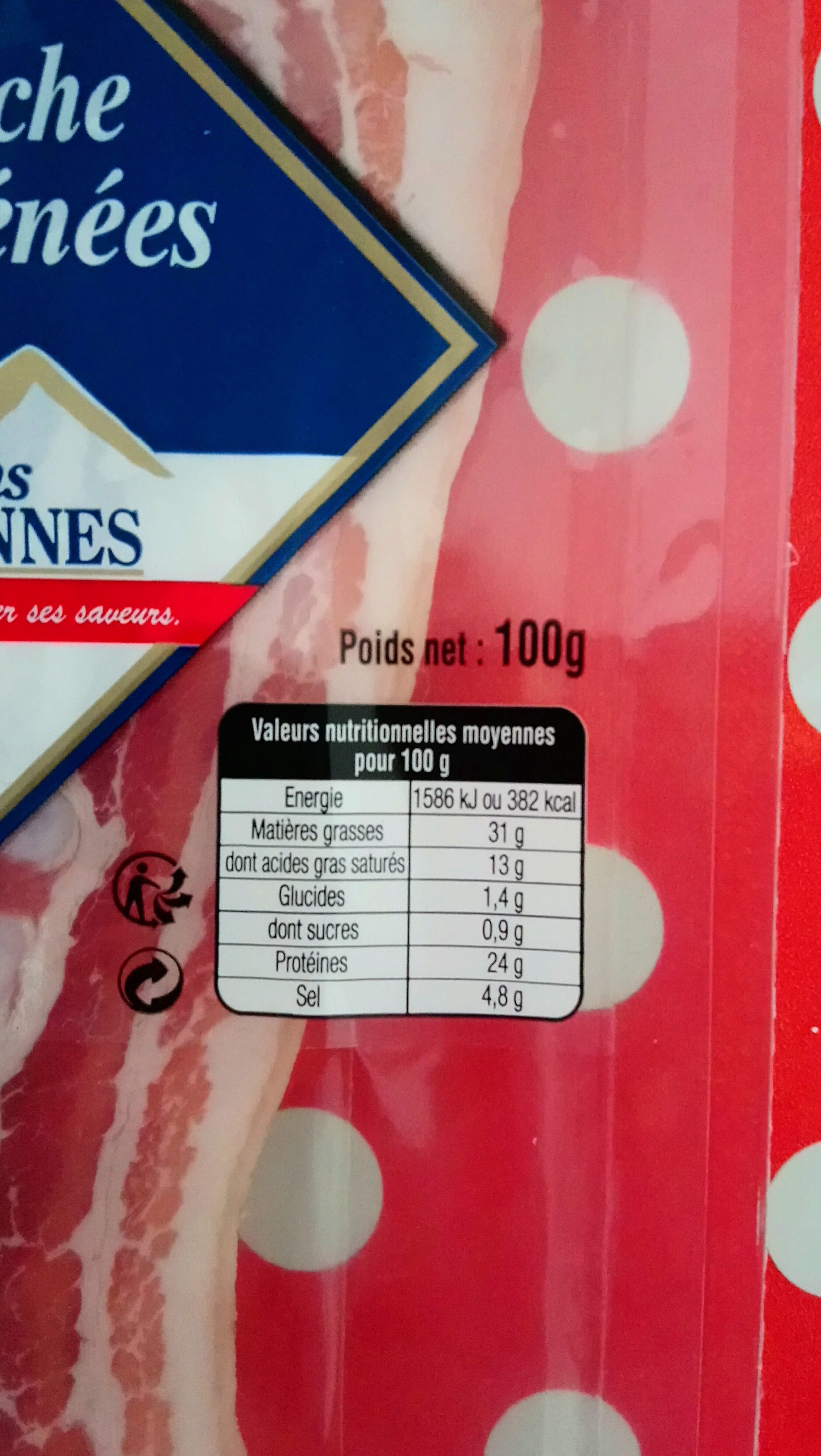Salaisons Pyrénéennes Ventreche des Pyrénées packshot