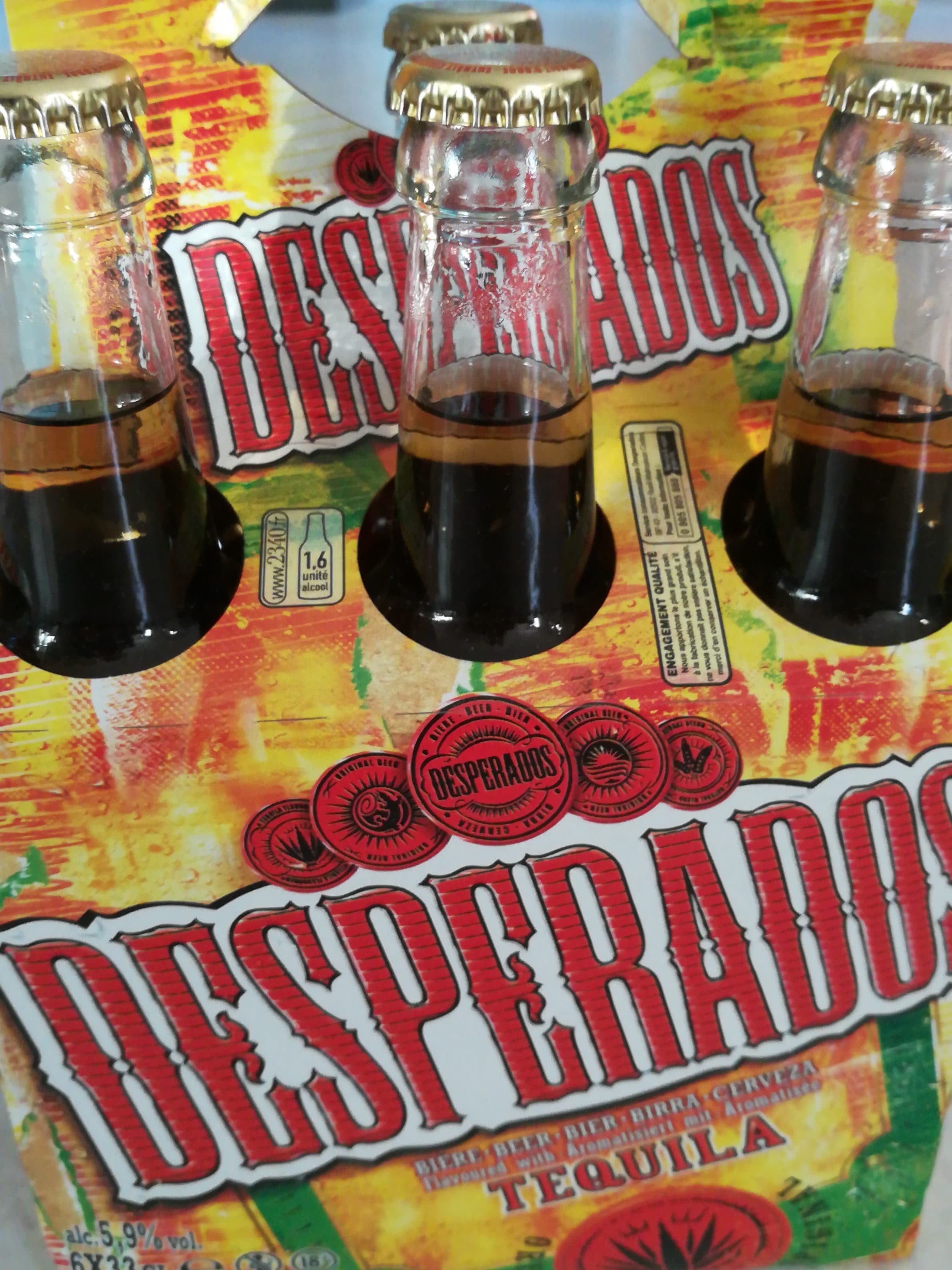 Desperados Bière aromatisée téquila 5,9° packshot