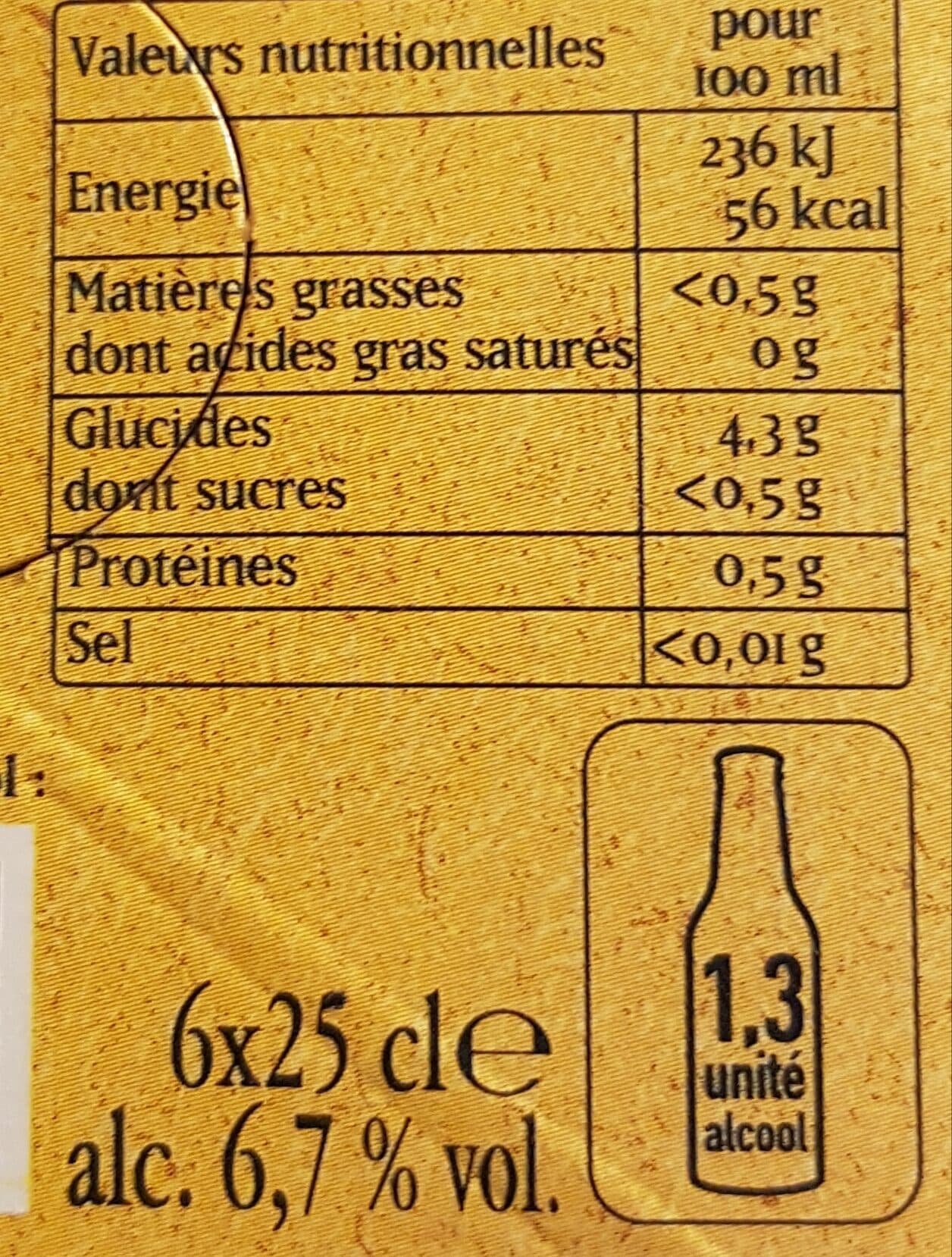 Affligem Bière Affligem 6,7% packshot