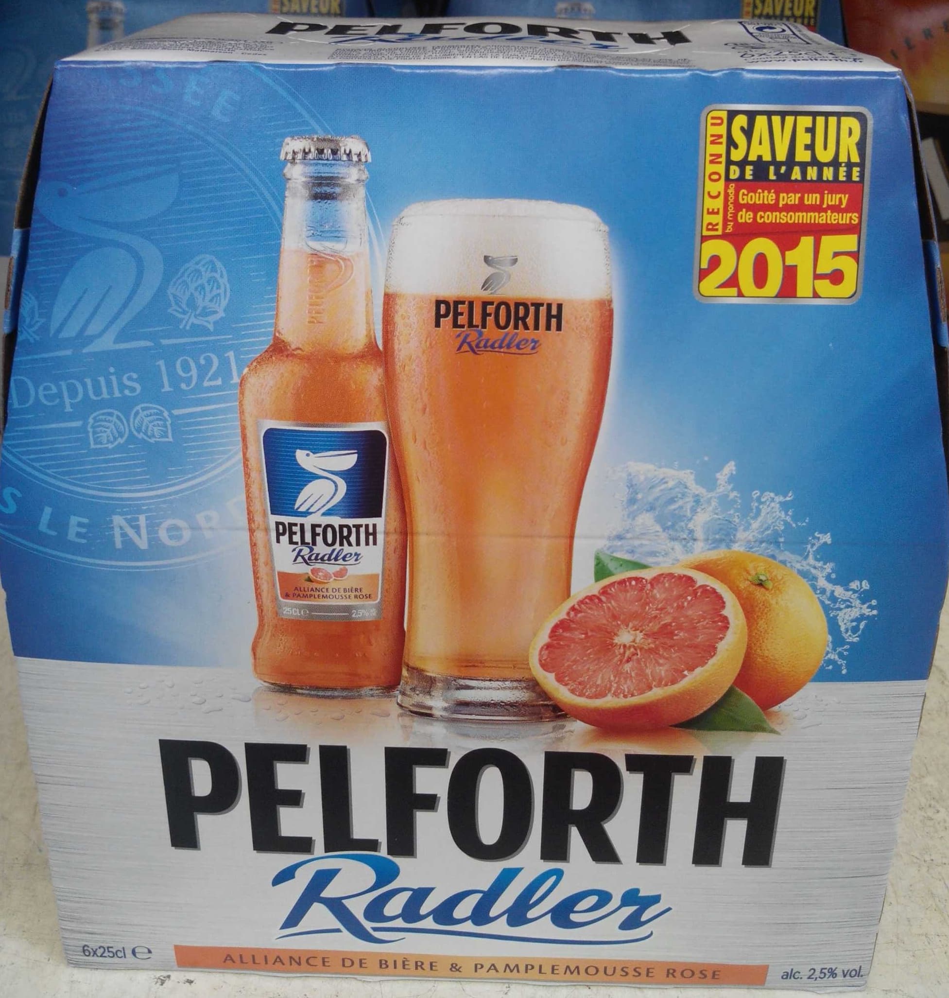 Pelforth Radler Pamplemousse Rose packshot