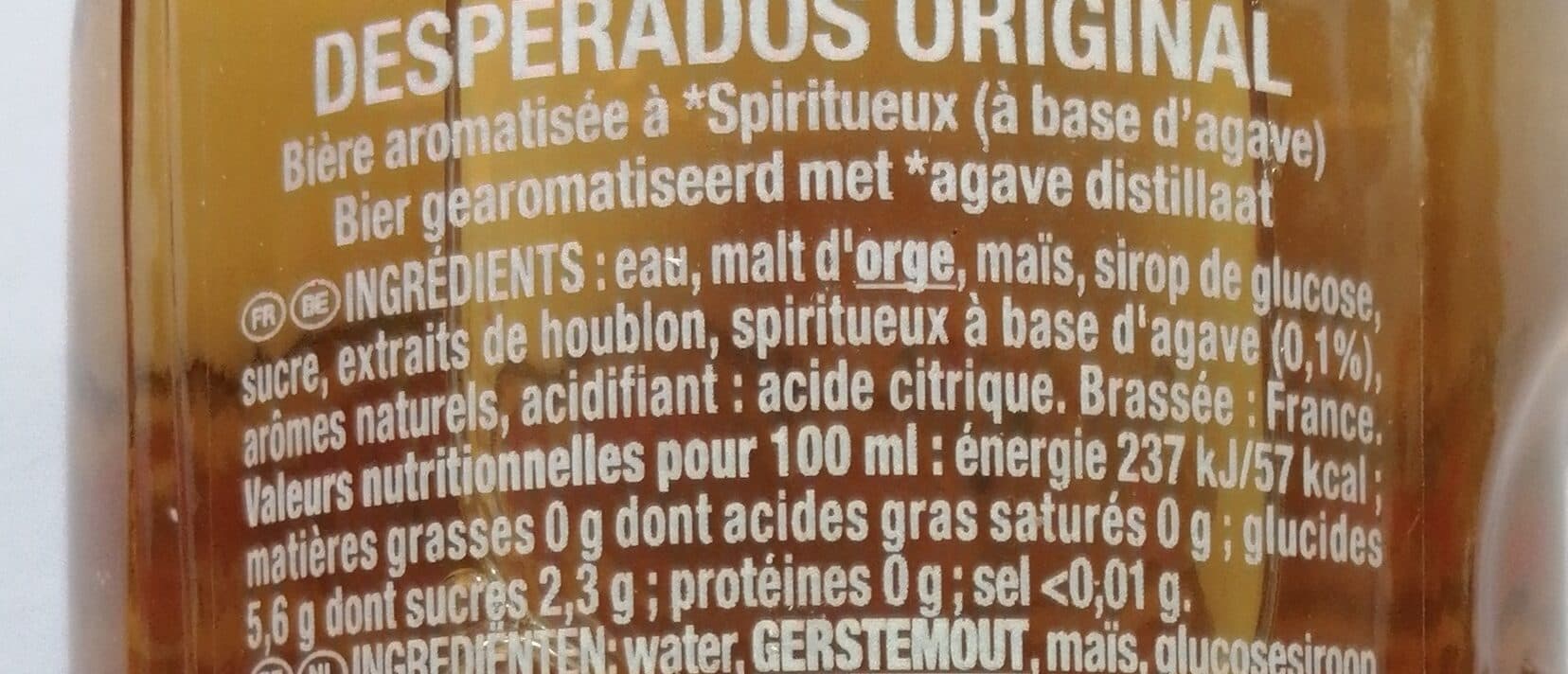 DESPERADOS Desperados Original aguardiente packshot