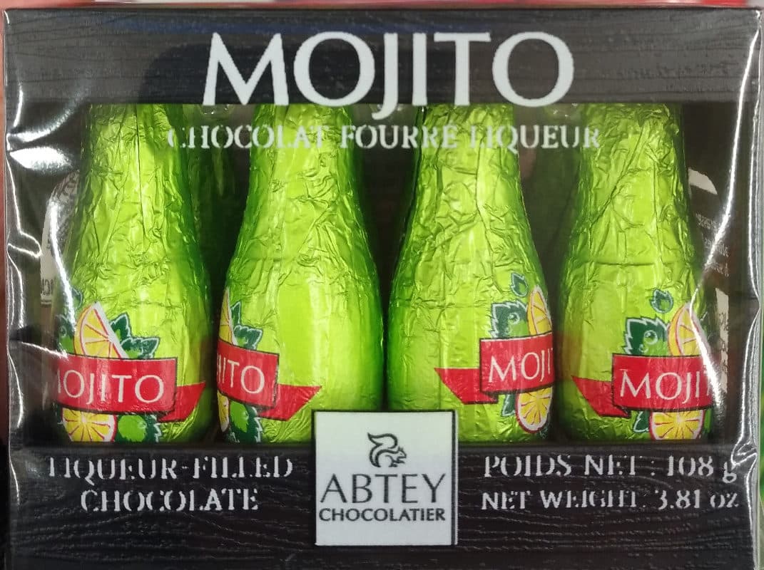 Abtey Chocolat fourré liqueur Mojito packshot