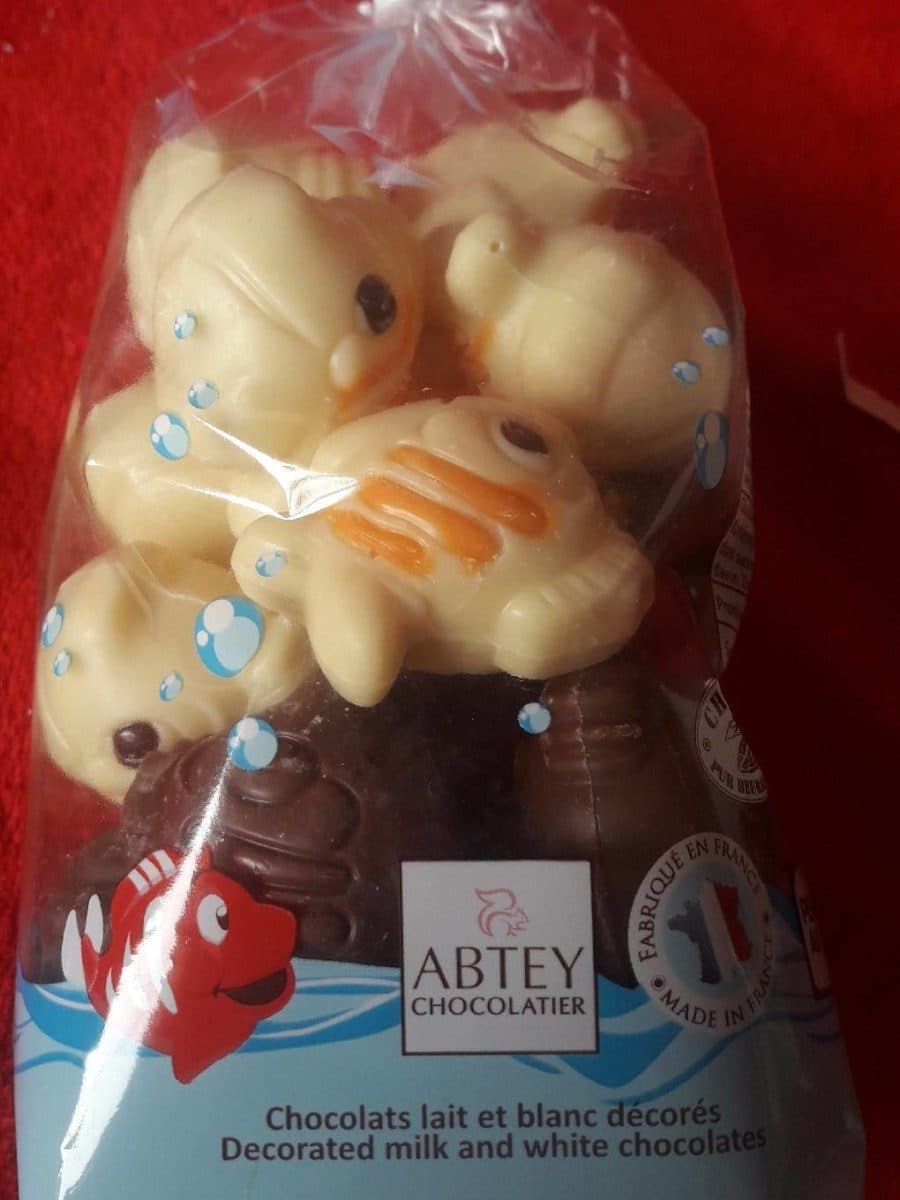 Abtey Chocolats lait r blanc décorés packshot