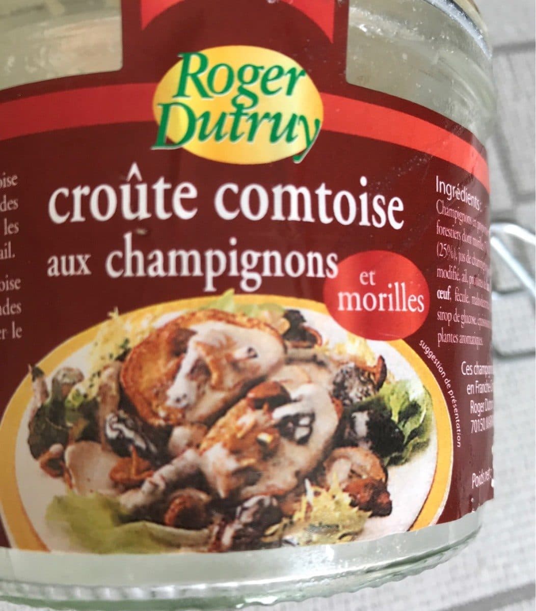 Open Food Facts Croute comptoise aux champignons et morilles packshot