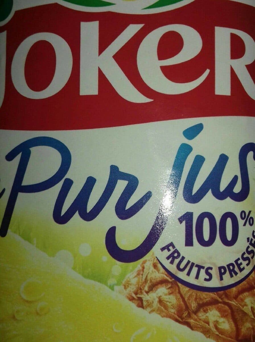 Joker LE PUR JUS Ananas packshot