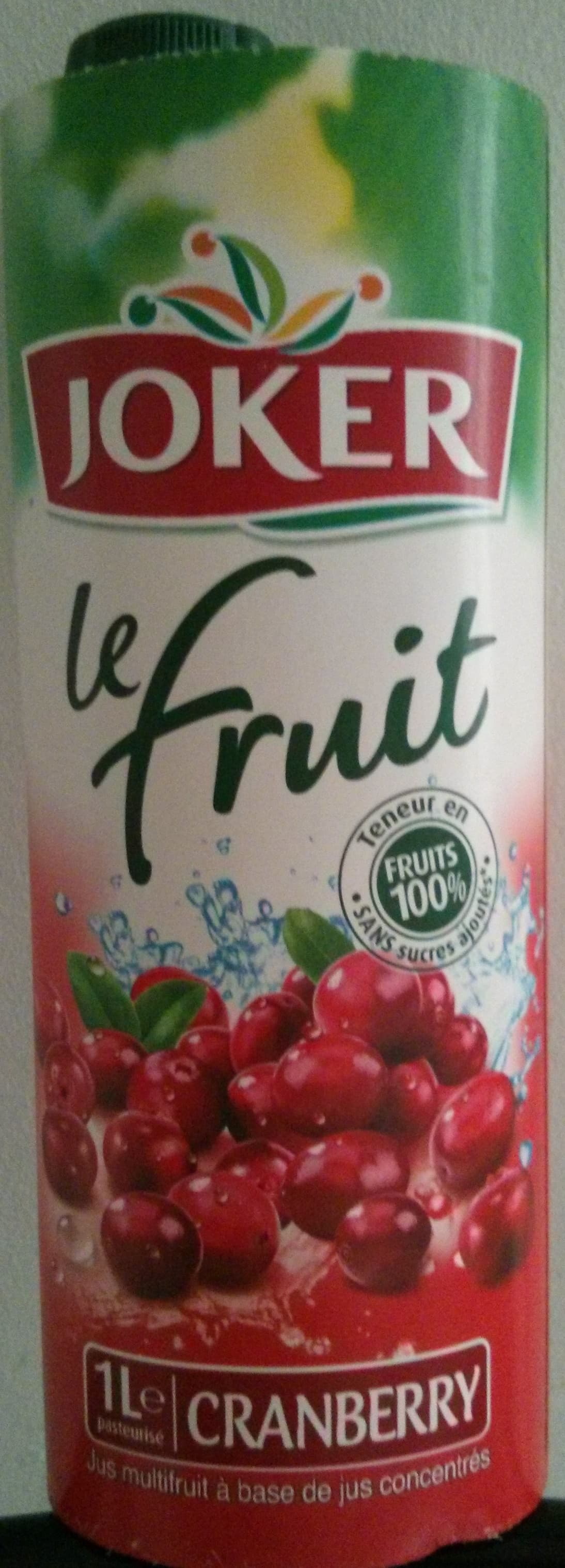 Joker Le Fruit Cranberry packshot