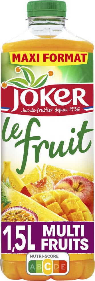 Joker Jus à base de jus et purées concentrés. packshot