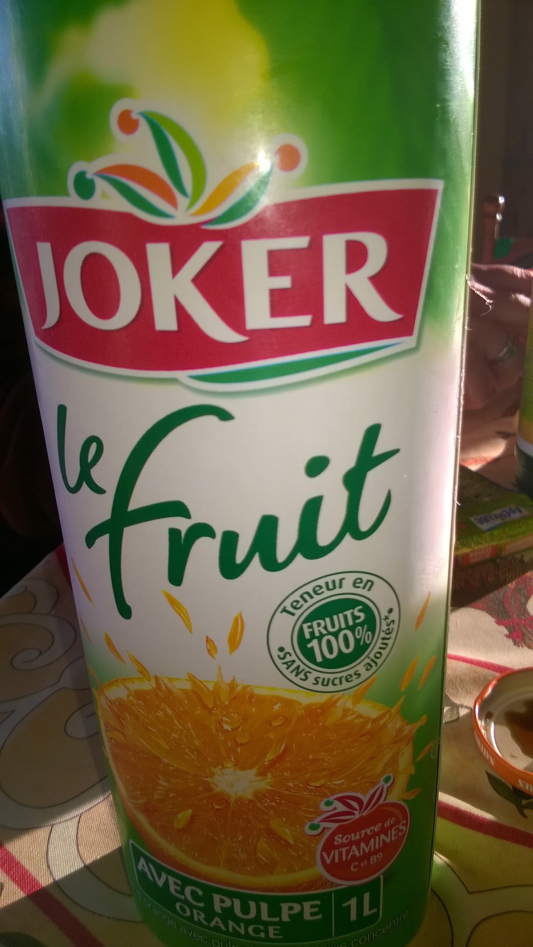 Joker Le Fruit Orange avec Pulpe packshot