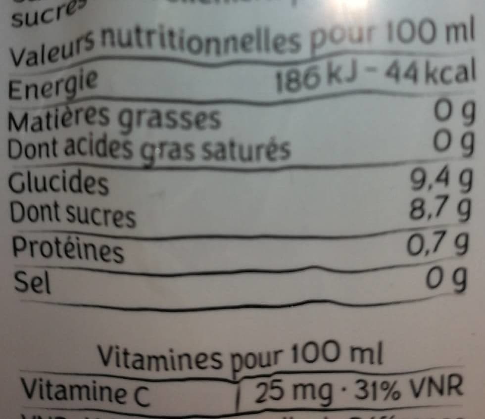 Joker Le Pur Jus d'Orange Sans Pulpe packshot