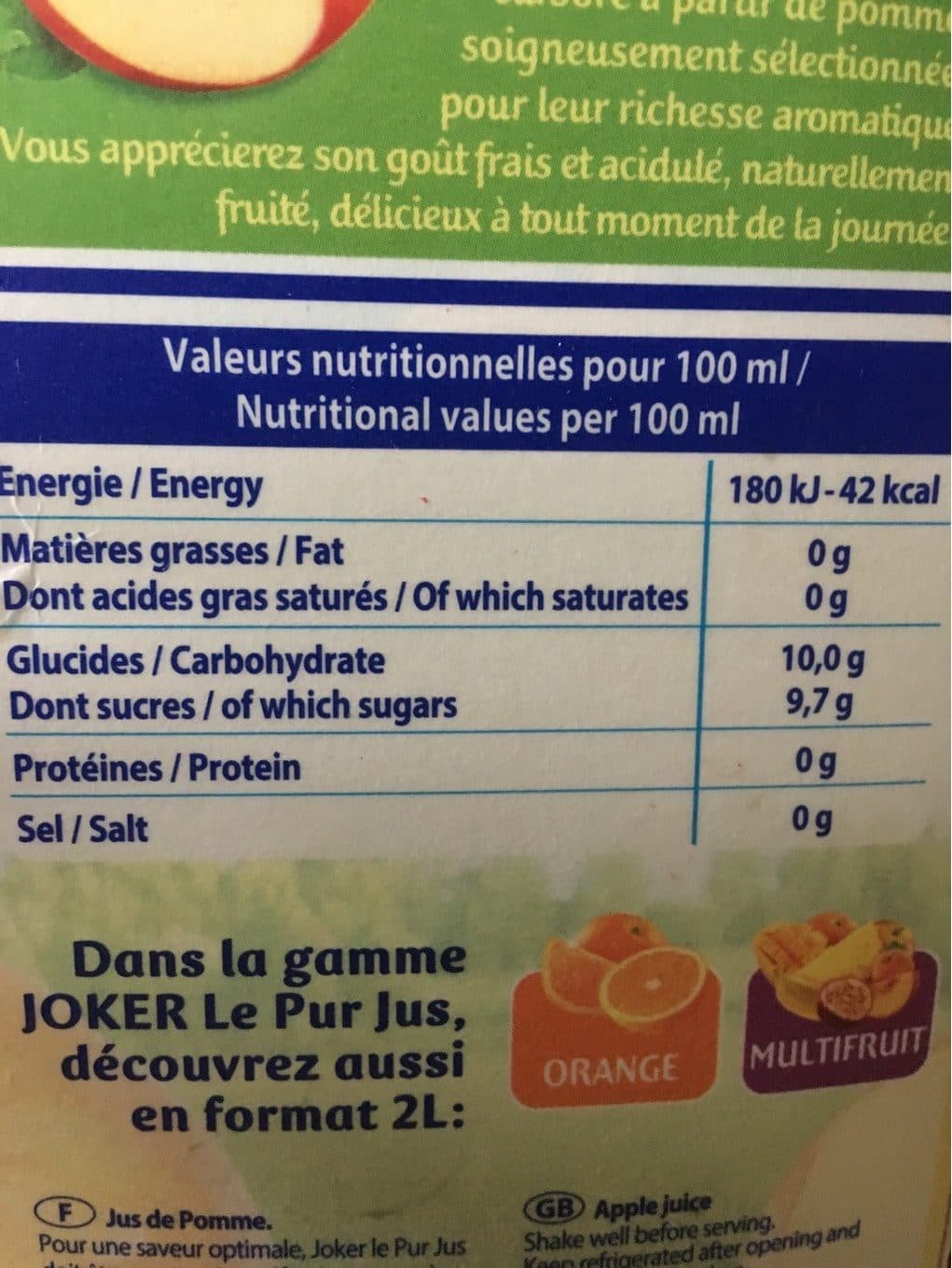Jocker Le Pur Jus packshot