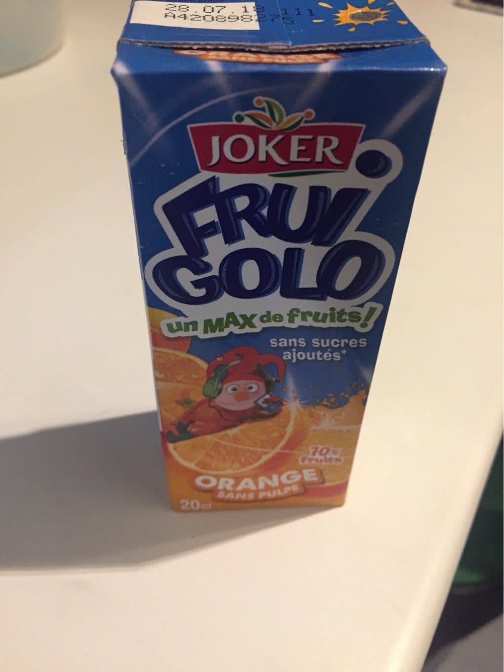 Joker Fruigolo orange, 6x20cl packshot
