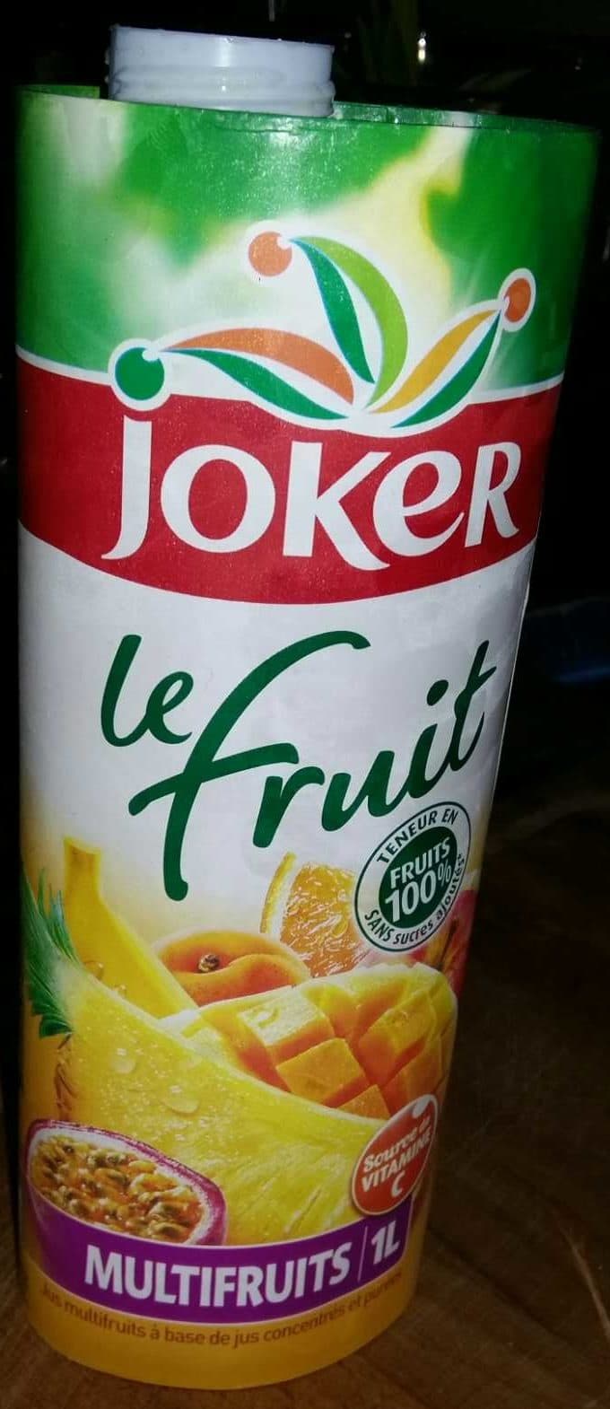 Joker Le fruit multifruit packshot