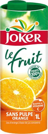 Joker Le Fruit - Sans Pulpe Orange packshot