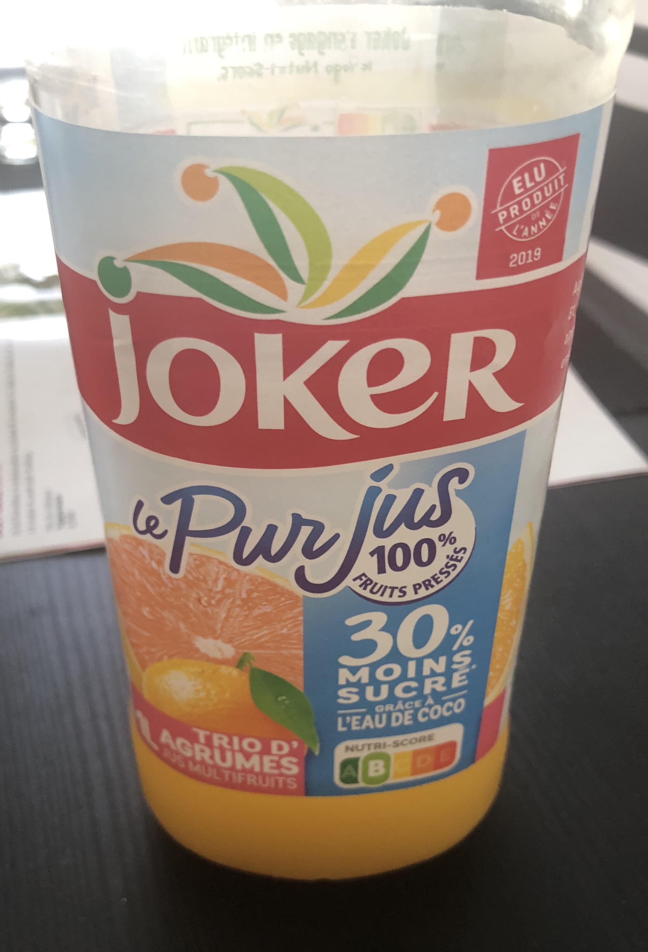 Joker Le pur jus 100% trio d'agrumes packshot