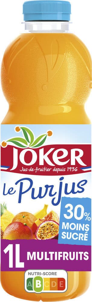 Joker PUR JUS - 30% sucre Multifruits 1L packshot
