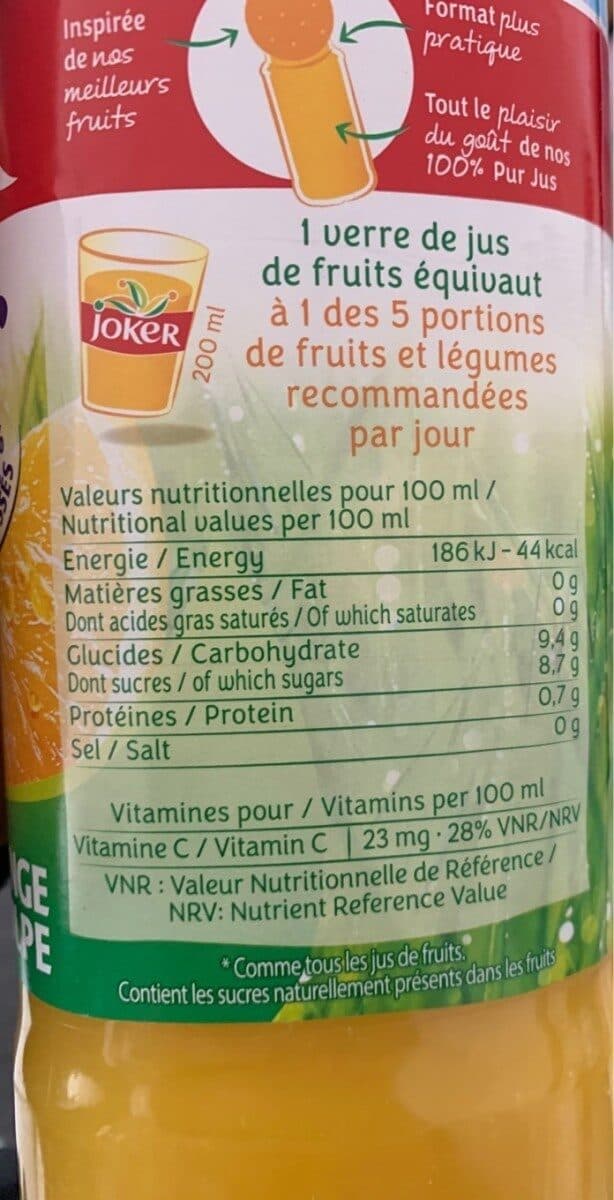 Joker Pur jus packshot