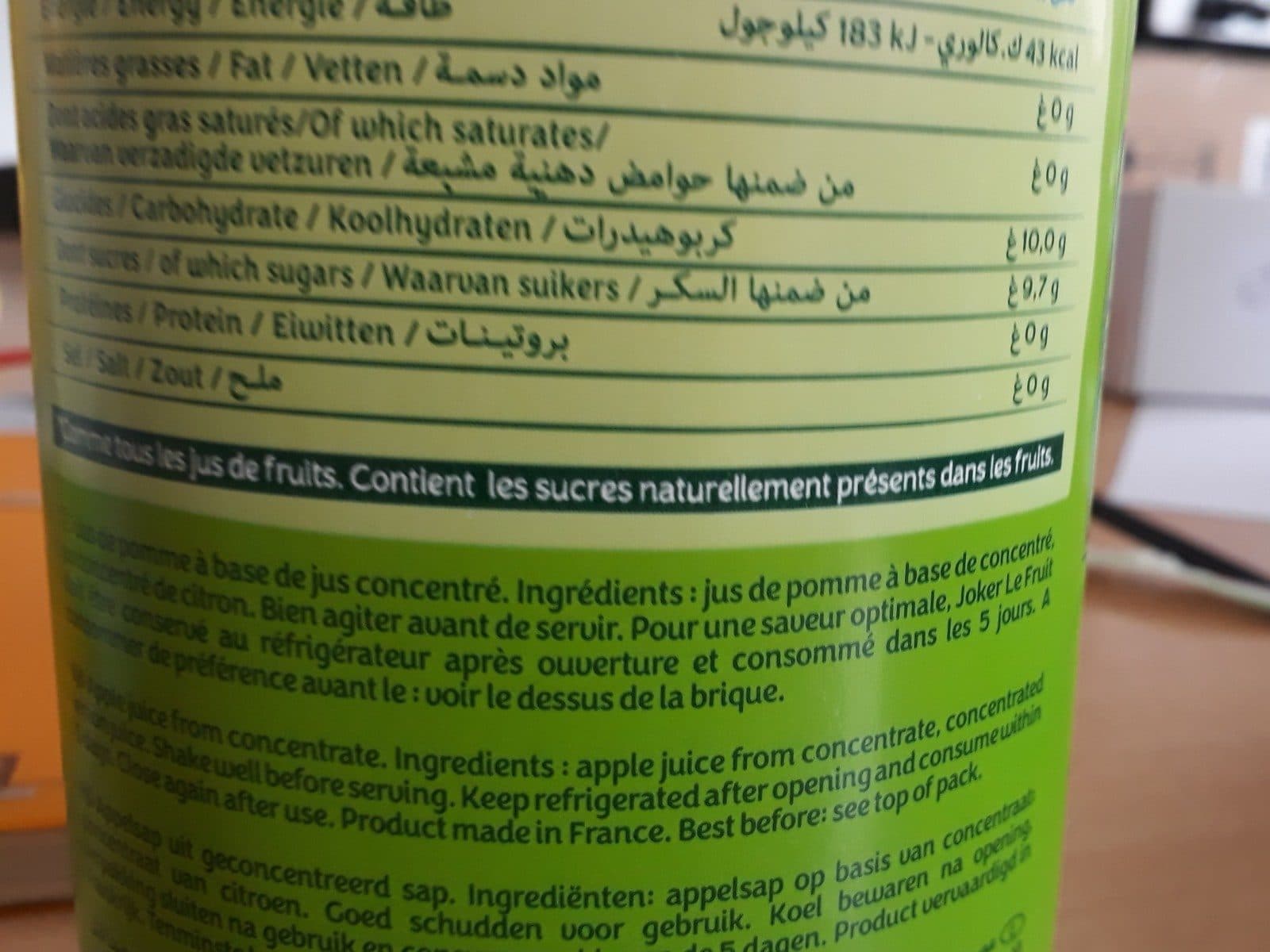 Joker Le fruit pomme packshot
