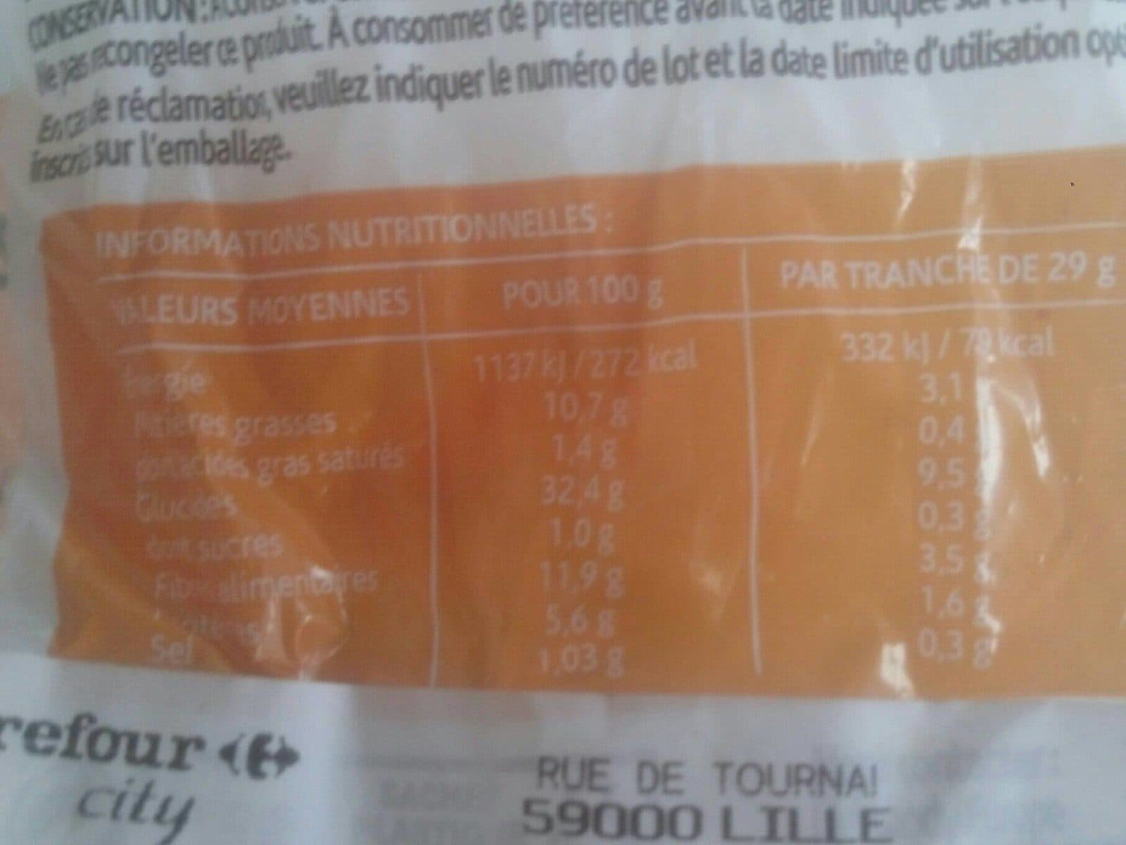 Open Food Facts Pain sans gluten packshot