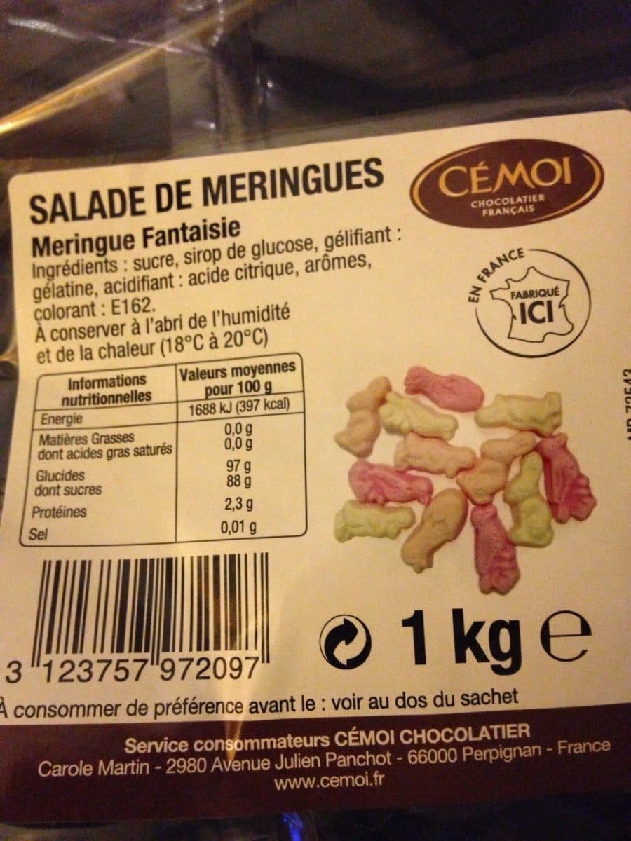 Cémoi Salade de Meringues packshot